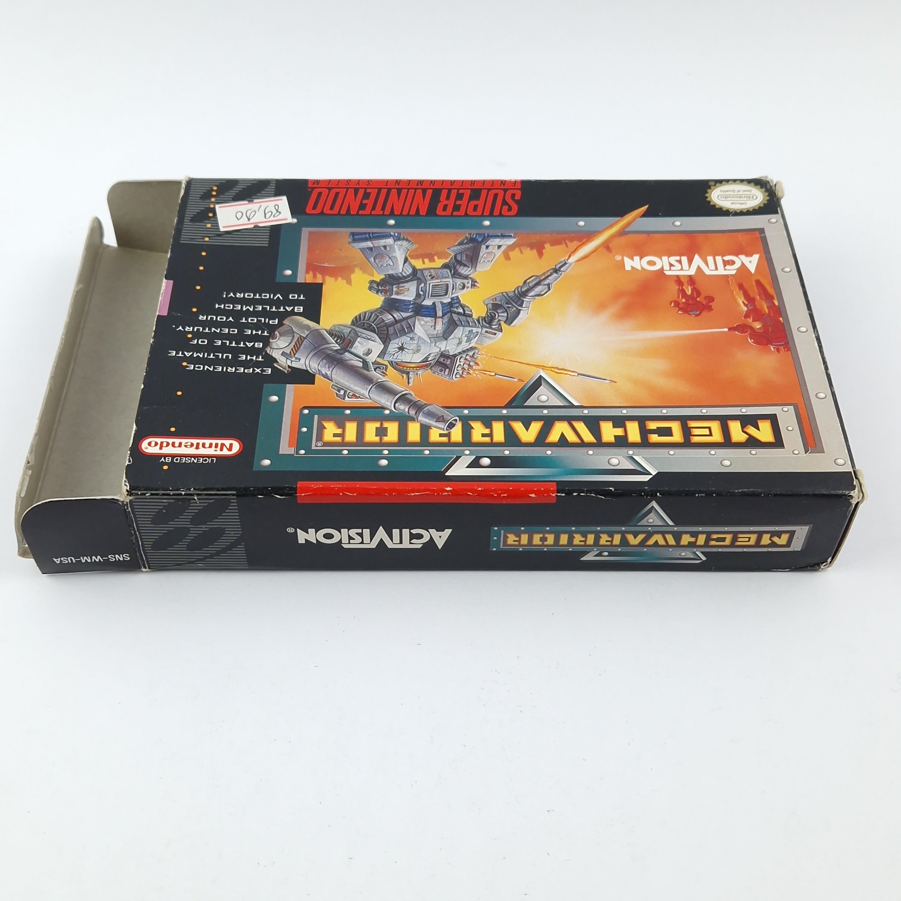 Super Nintendo Spiel: Mechwarrior - OVP Anleitung Modul / SNES Game CIB USA