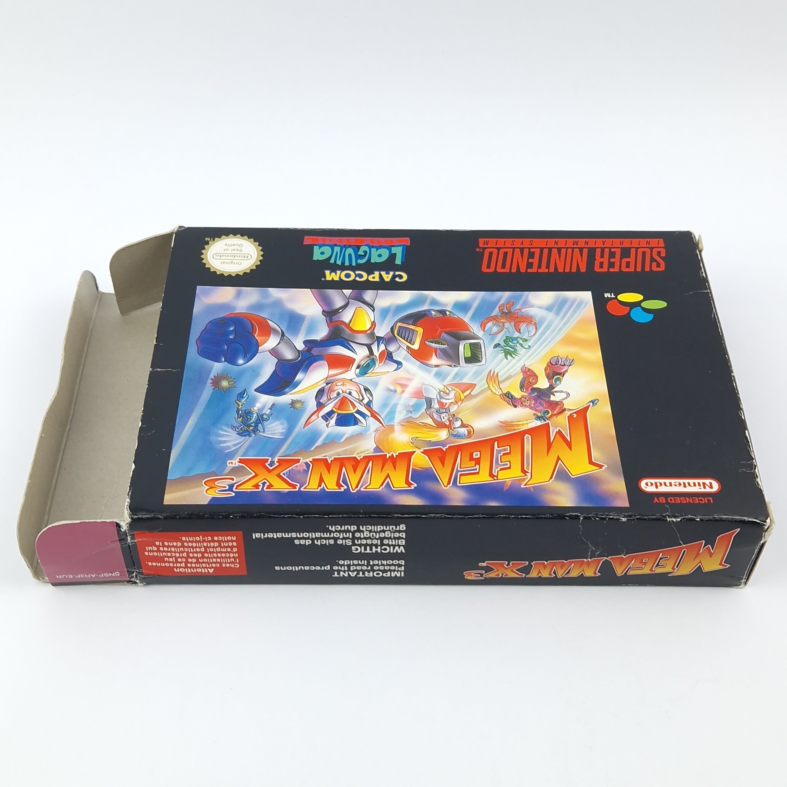 Super Nintendo Spiel – Mega Man X3 OVP PAL CIB