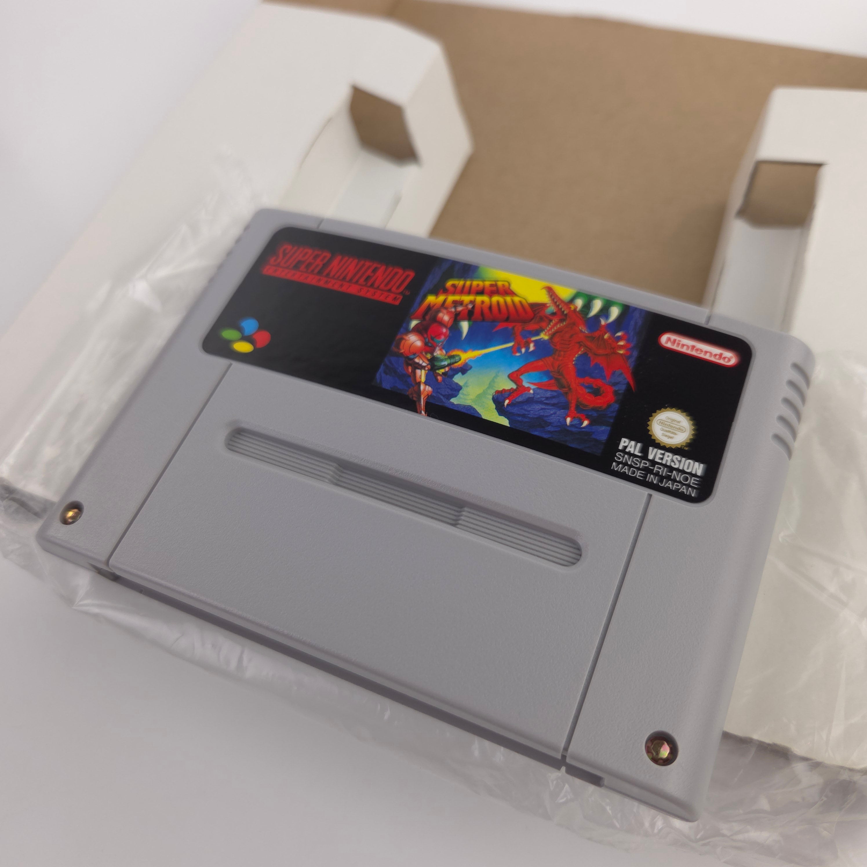 Super Nintendo Spiel – Super Metroid (SNES OVP PAL)