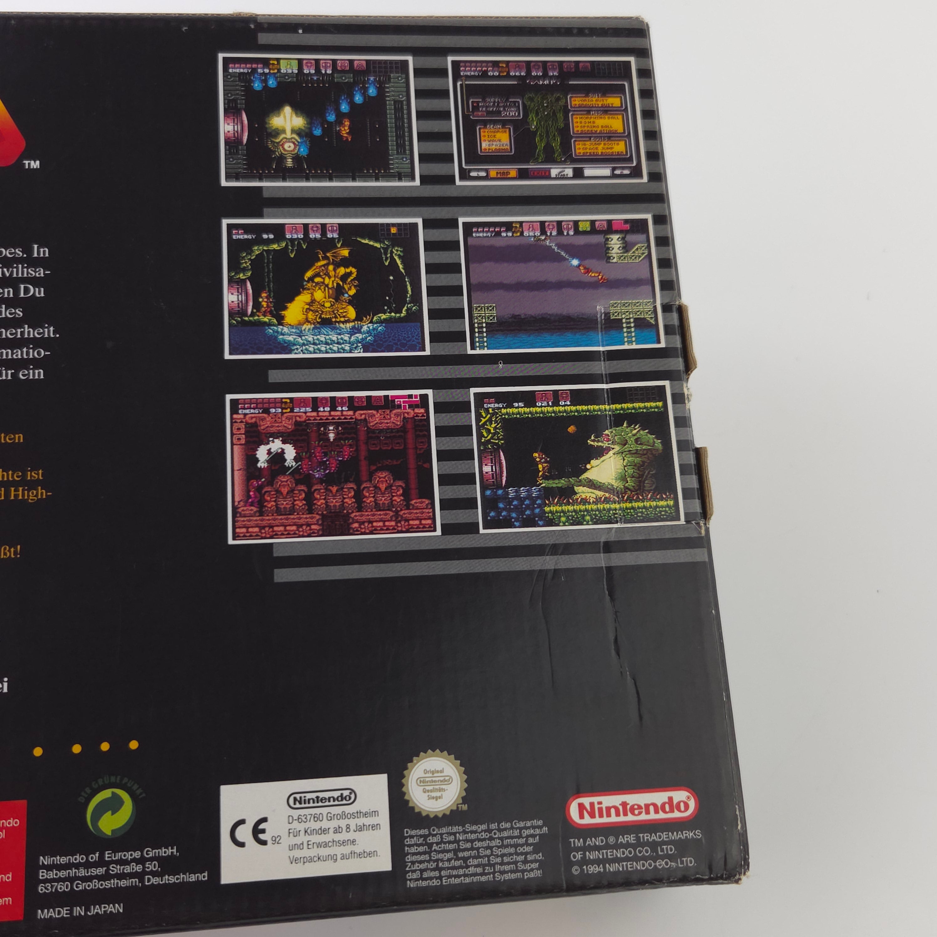 Super Nintendo Spiel – Super Metroid (SNES OVP PAL)