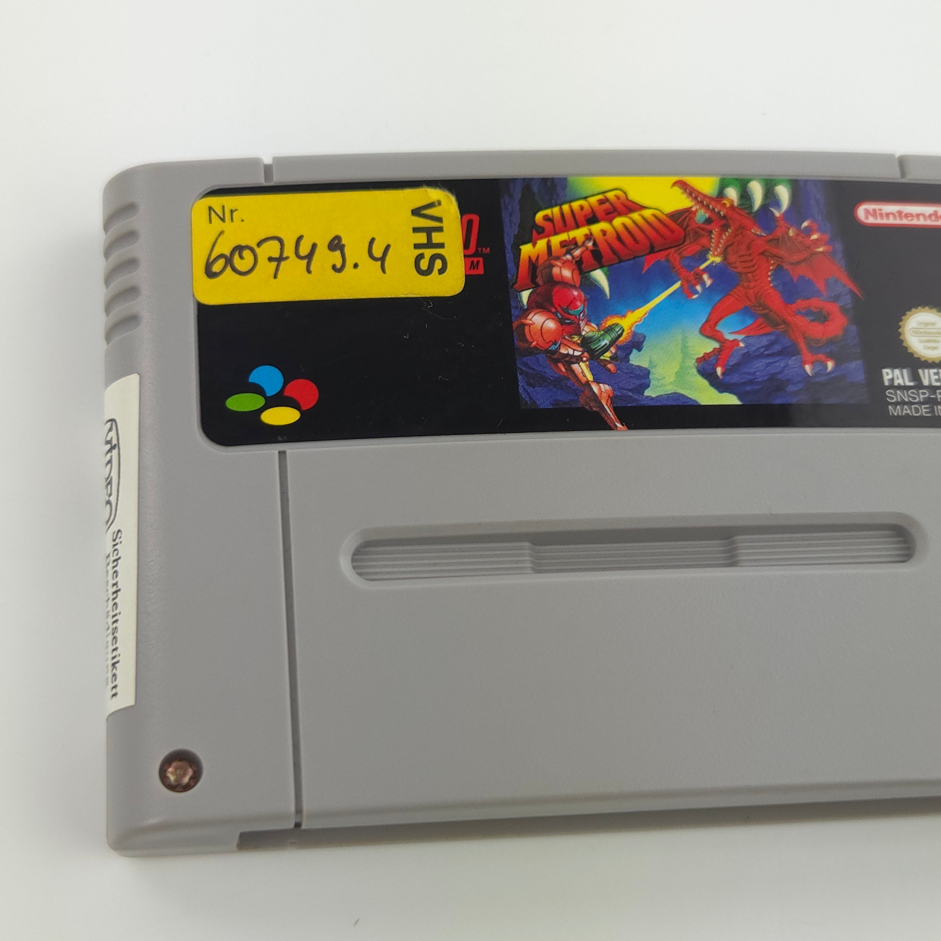 Super Nintendo Spiel – Super Metroid (SNES Modul PAL NOE)