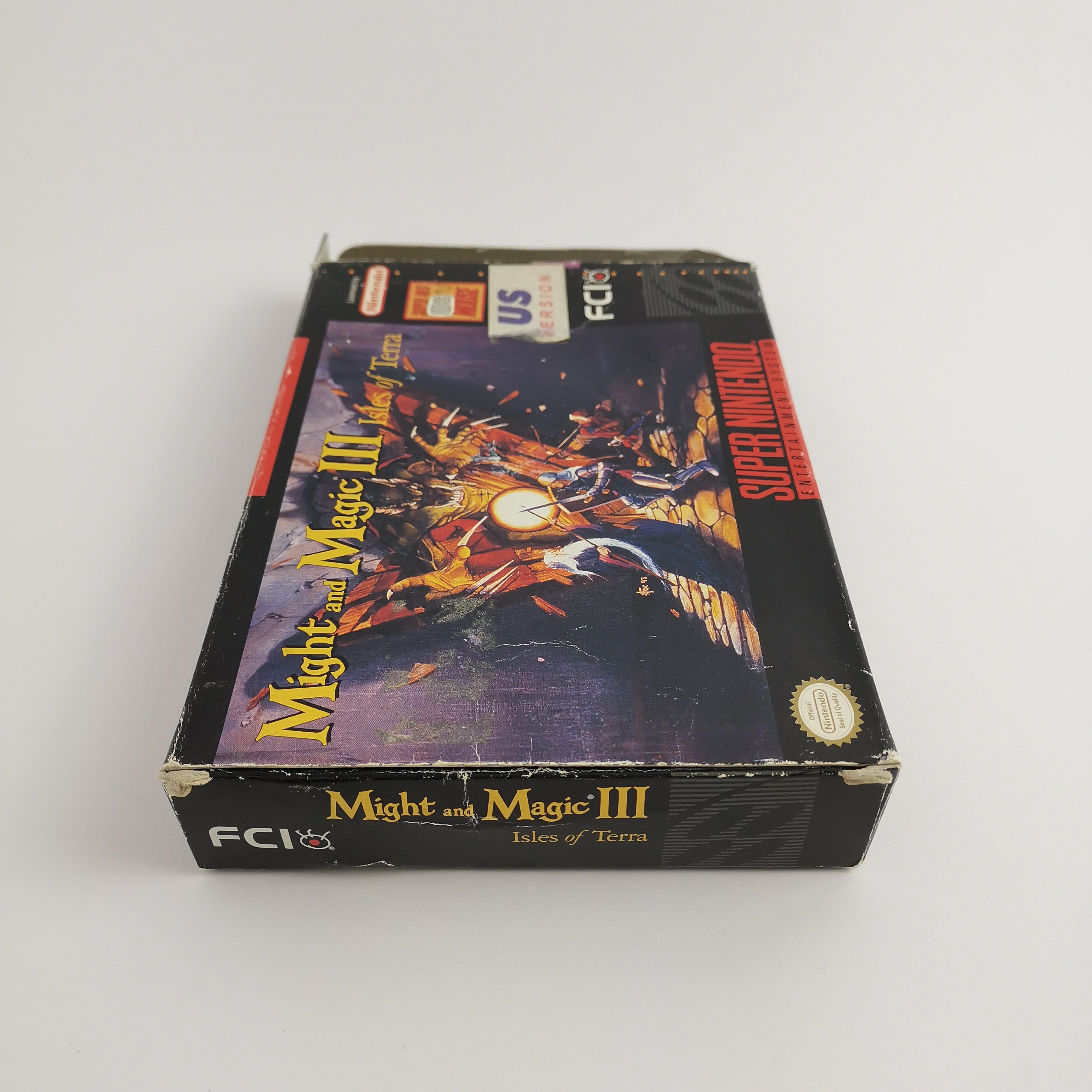 Super Nintendo Spiel – Might and Magic III 3 (OVP USA)