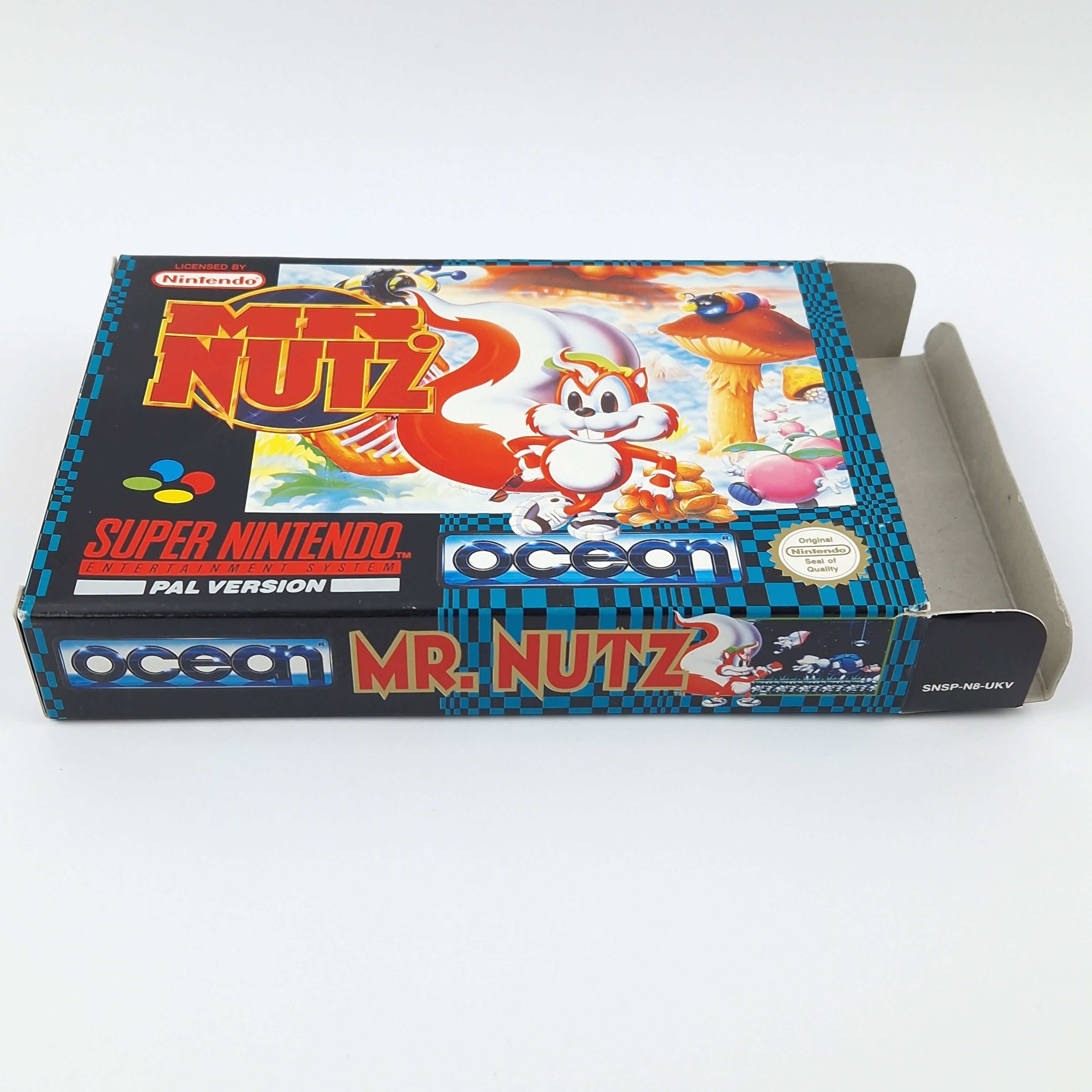Super Nintendo Spiel – Mr. Nutz Modul Anleitung OVP PAL