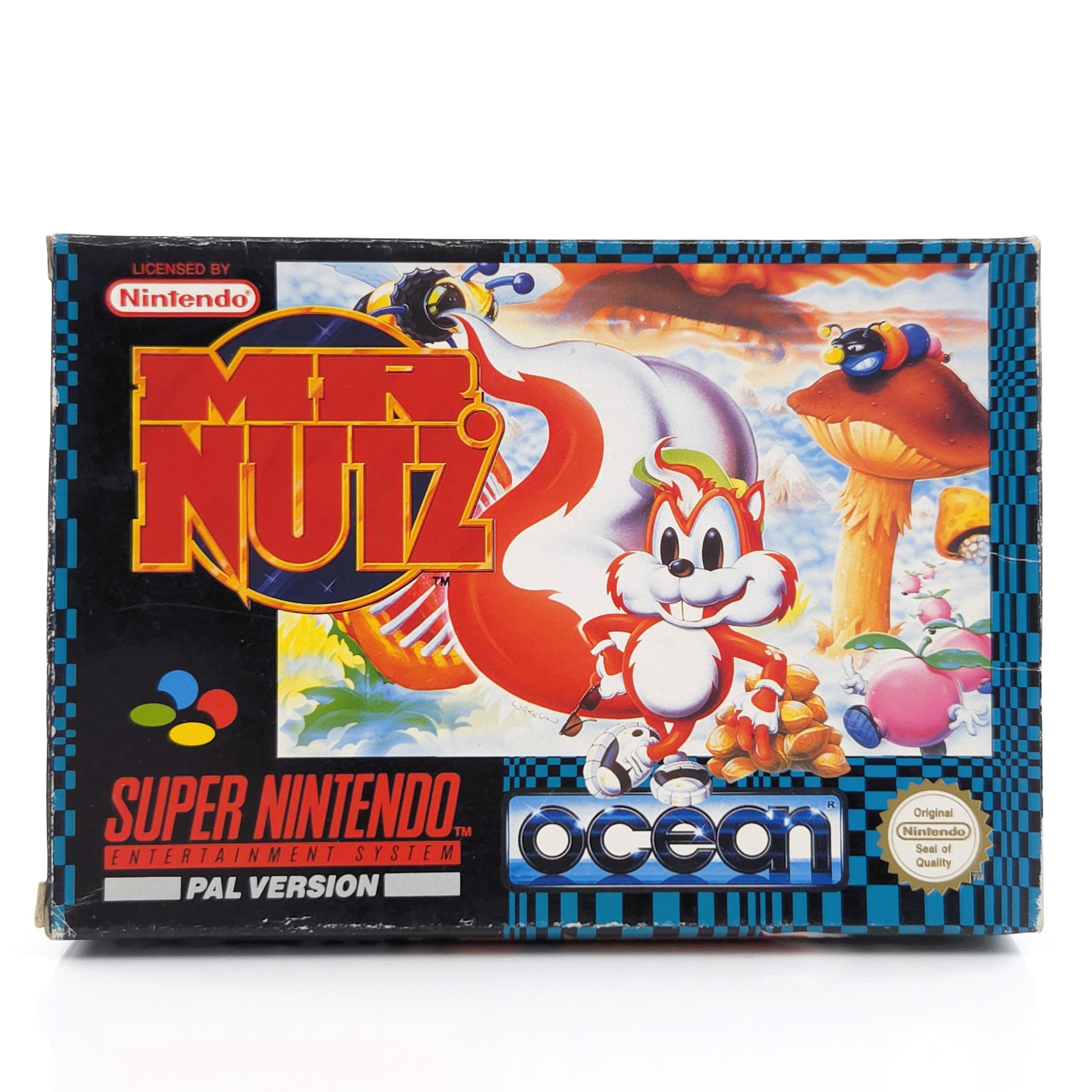 Super Nintendo Spiel – Mr. Nutz (SNES OVP PAL)