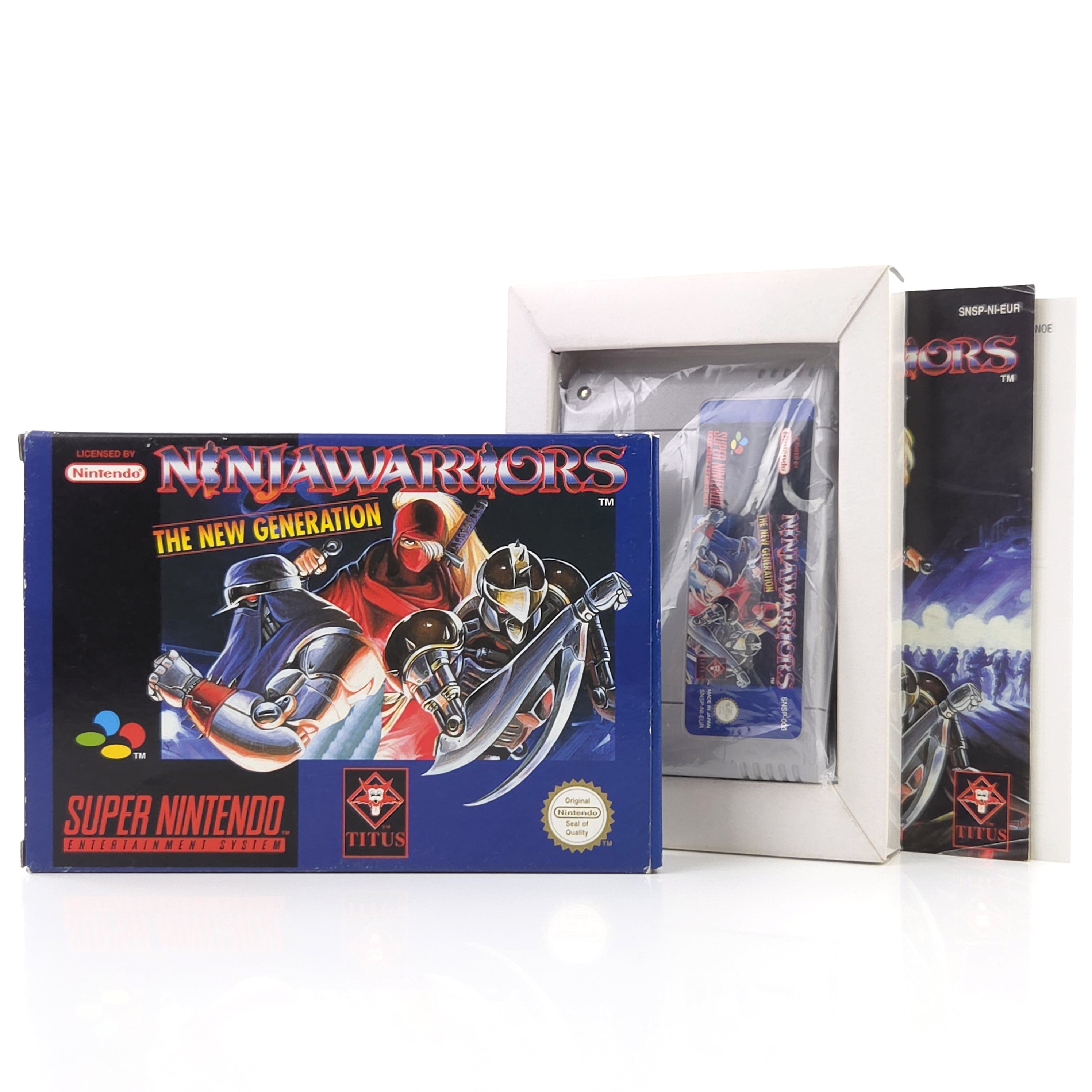 Super Nintendo Spiel – Ninja Warriors (SNES OVP)