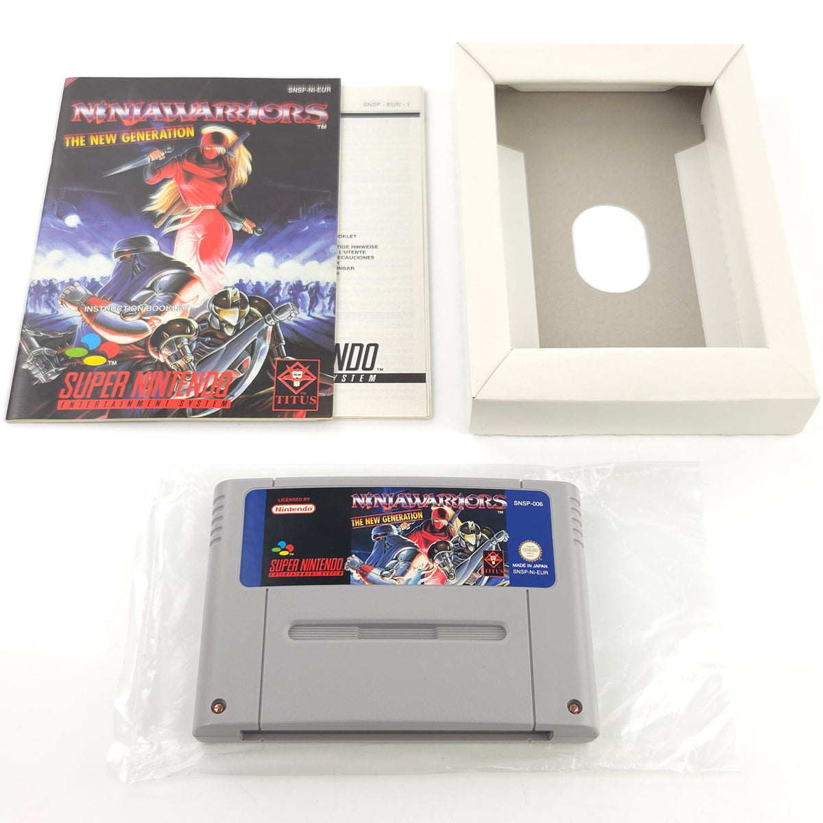 Super Nintendo Spiel Ninja Warriors OVP