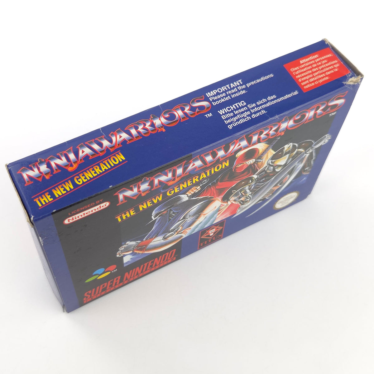 Super Nintendo Spiel Ninja Warriors OVP