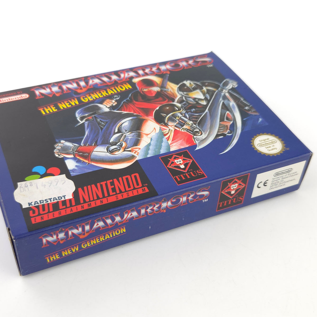 Super Nintendo Spiel Ninja Warriors OVP