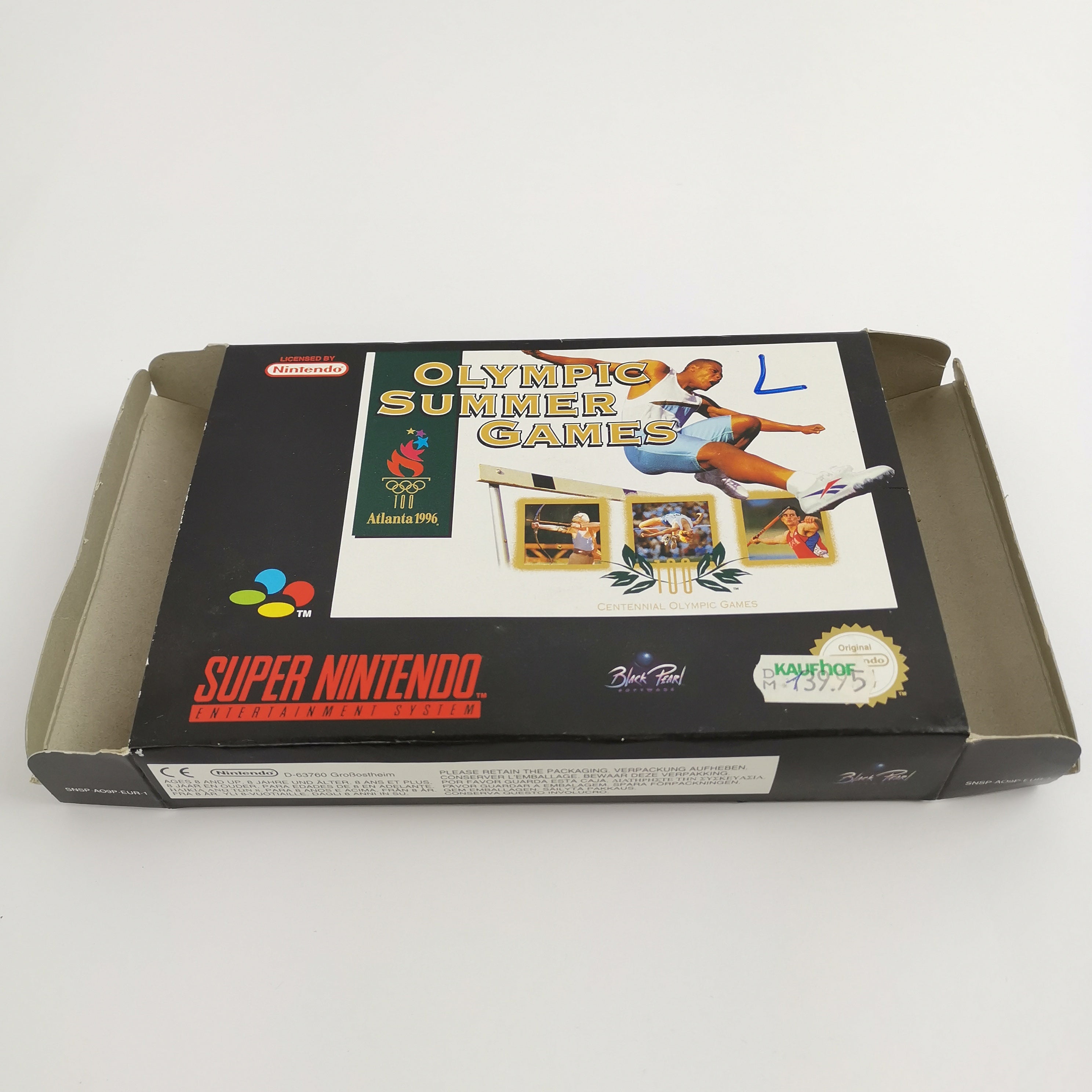 Super Nintendo Spiel – Olympic Summer Games OVP PAL EUR