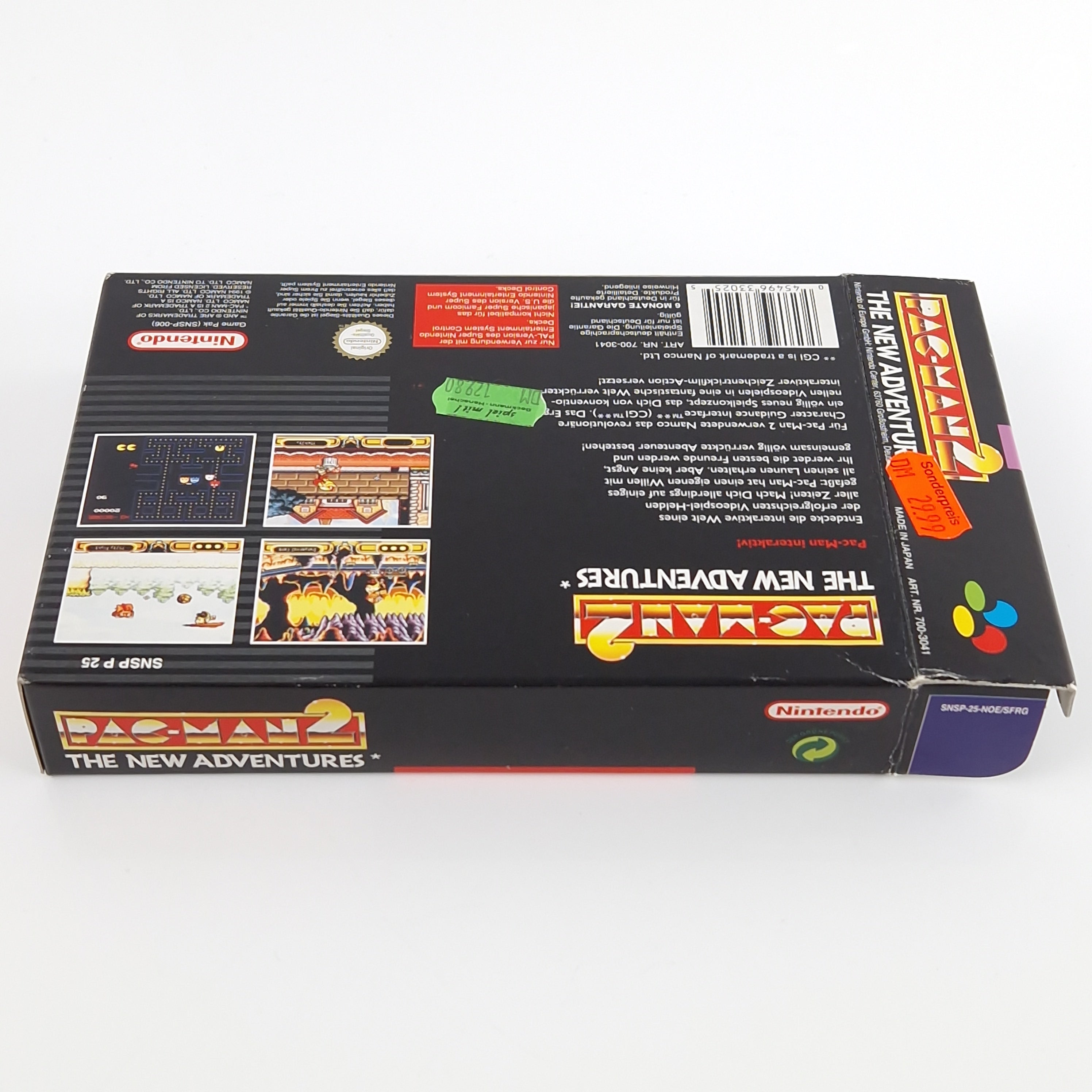 Super Nintendo Spiel – Pac-Man 2 The New Adventures OVP PAL