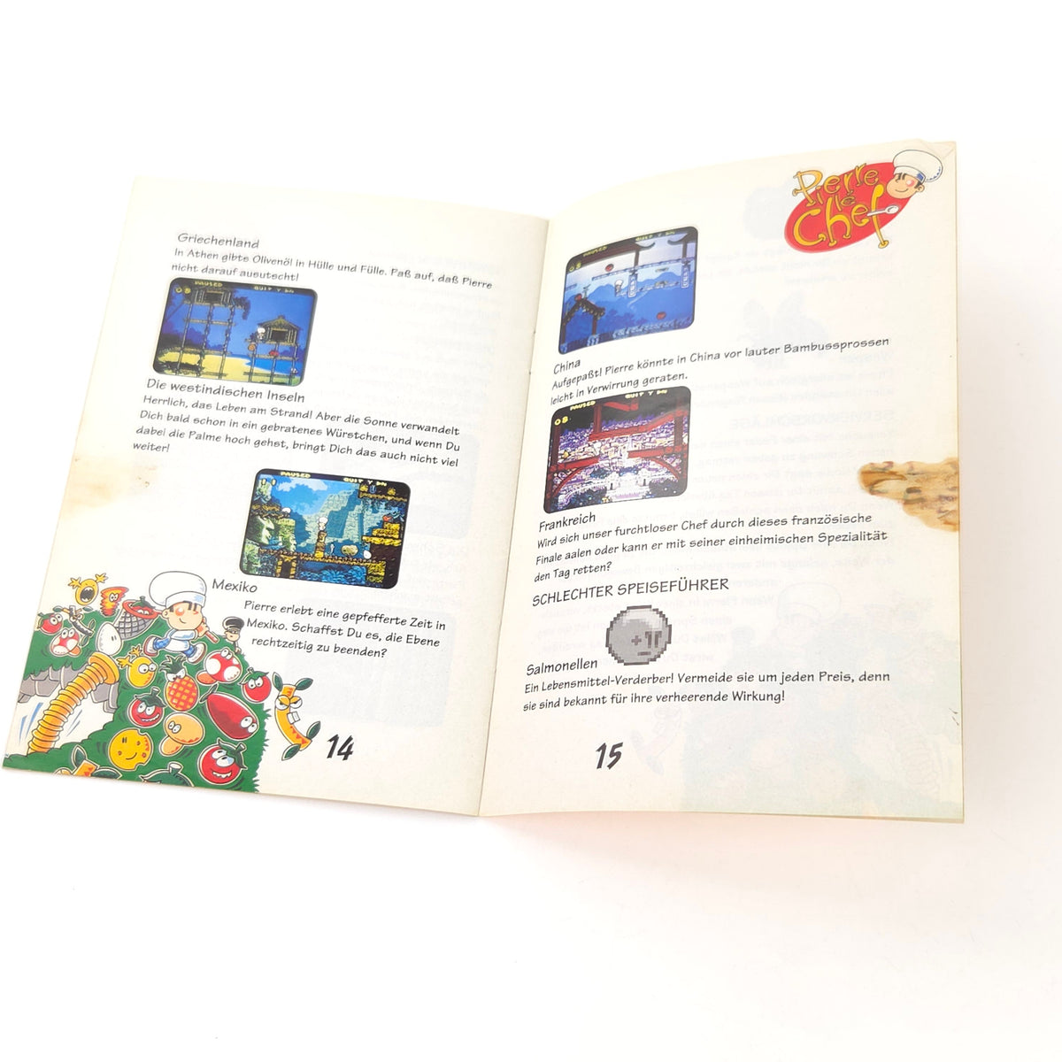 Super Nintendo Spiel Pierre le Chef OVP PAL