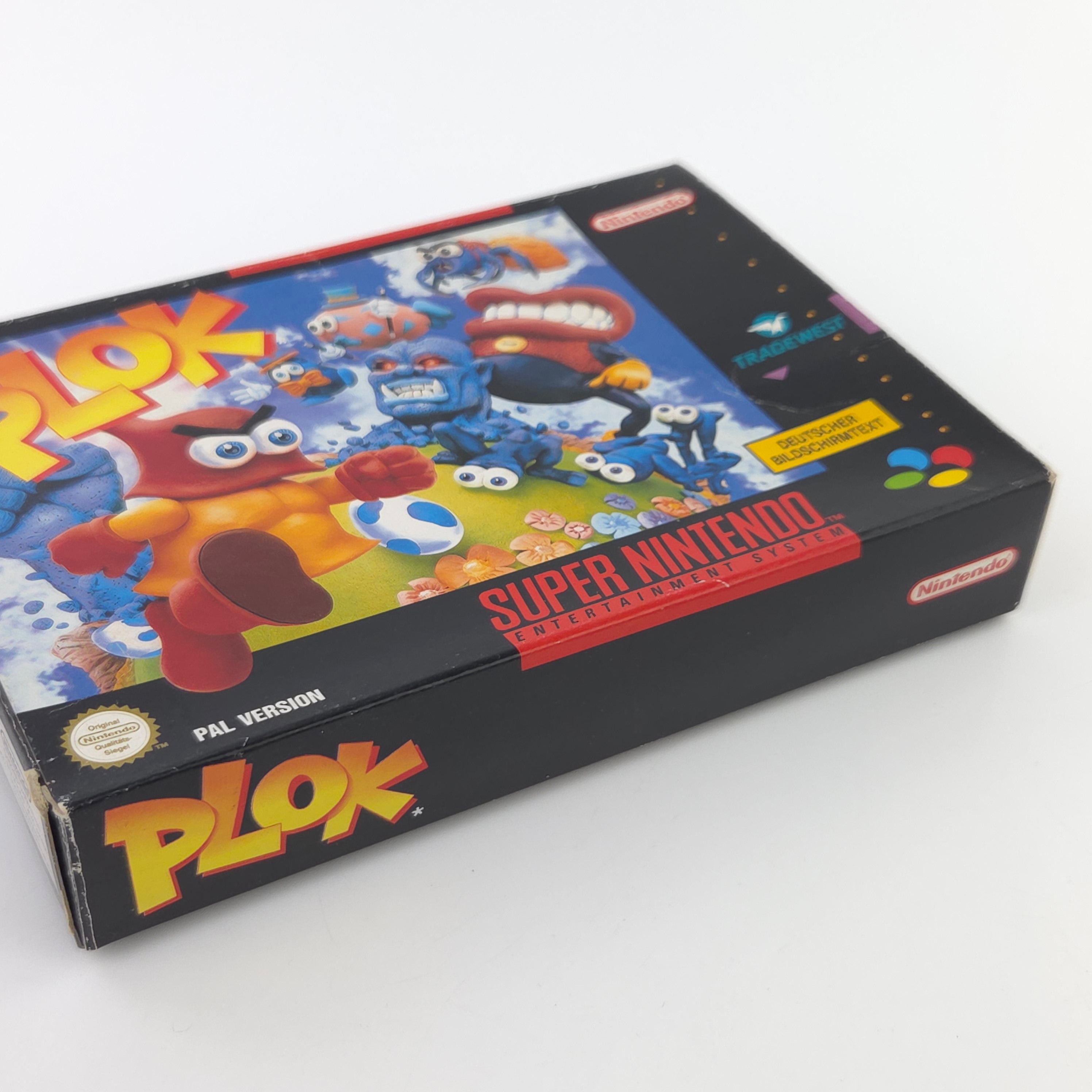 Super Nintendo Spiel – Plok (SNES OVP PAL)