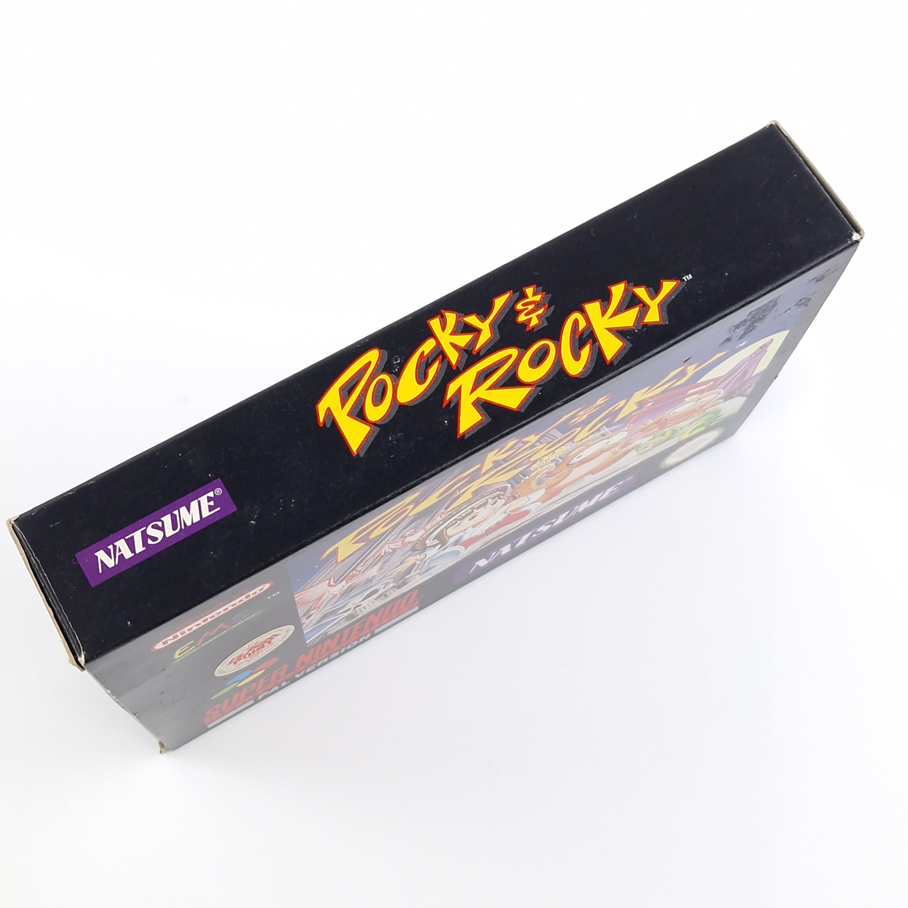 Super Nintendo Spiel – Pocky & Rocky SNES OVP PAL CIB