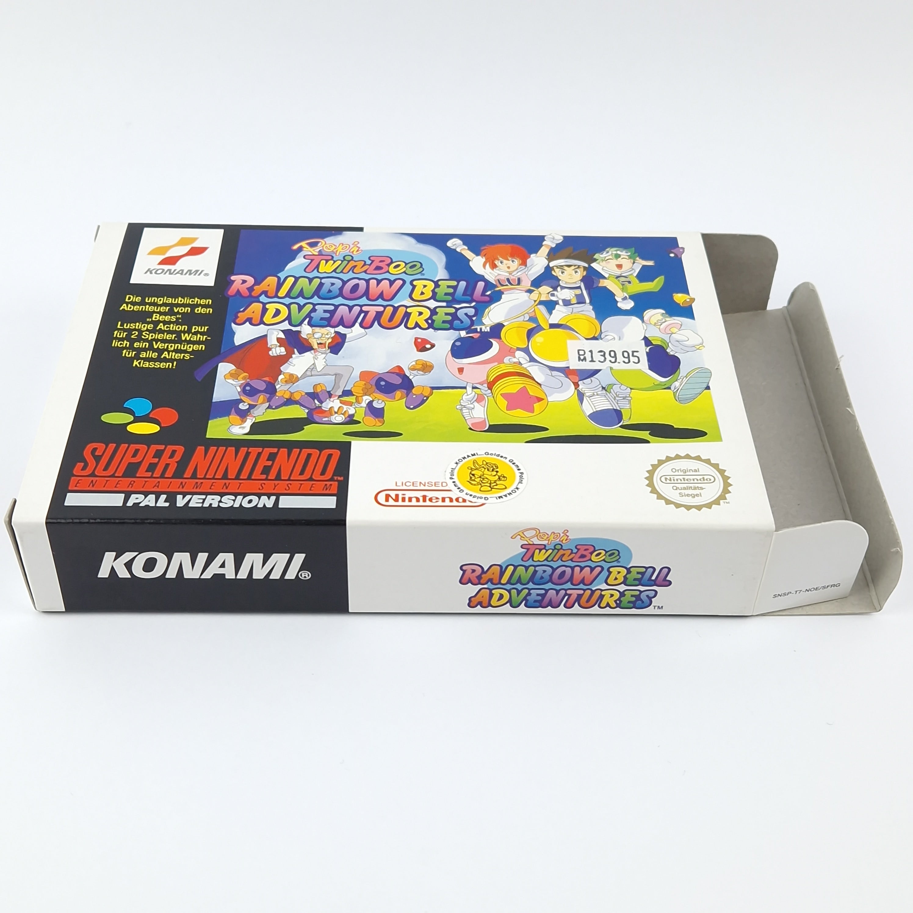 Super Nintendo Spiel – Popn TwinBee Rainbow Bell (OVP PAL)