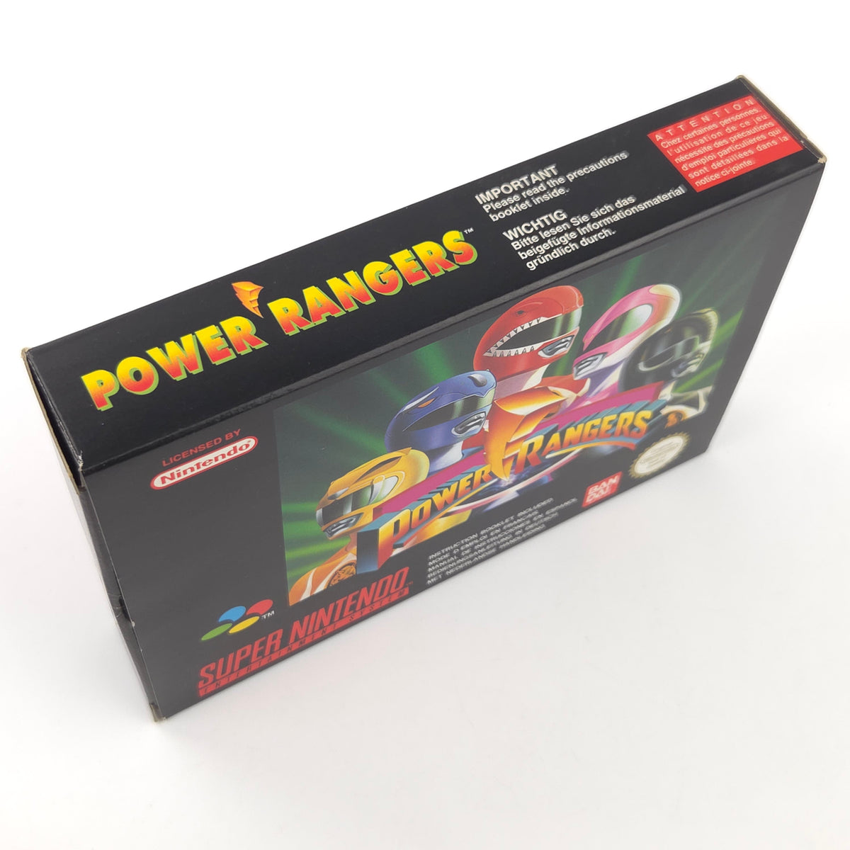Super Nintendo Spiel Power Rangers OVP PAL