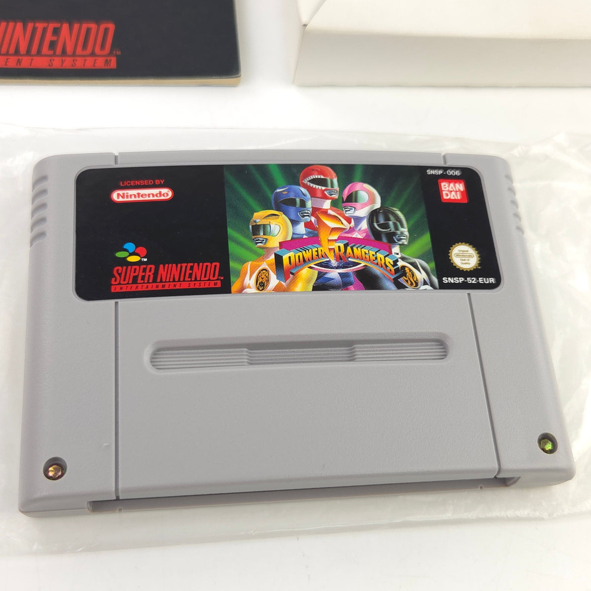 Super Nintendo Spiel Power Rangers OVP PAL
