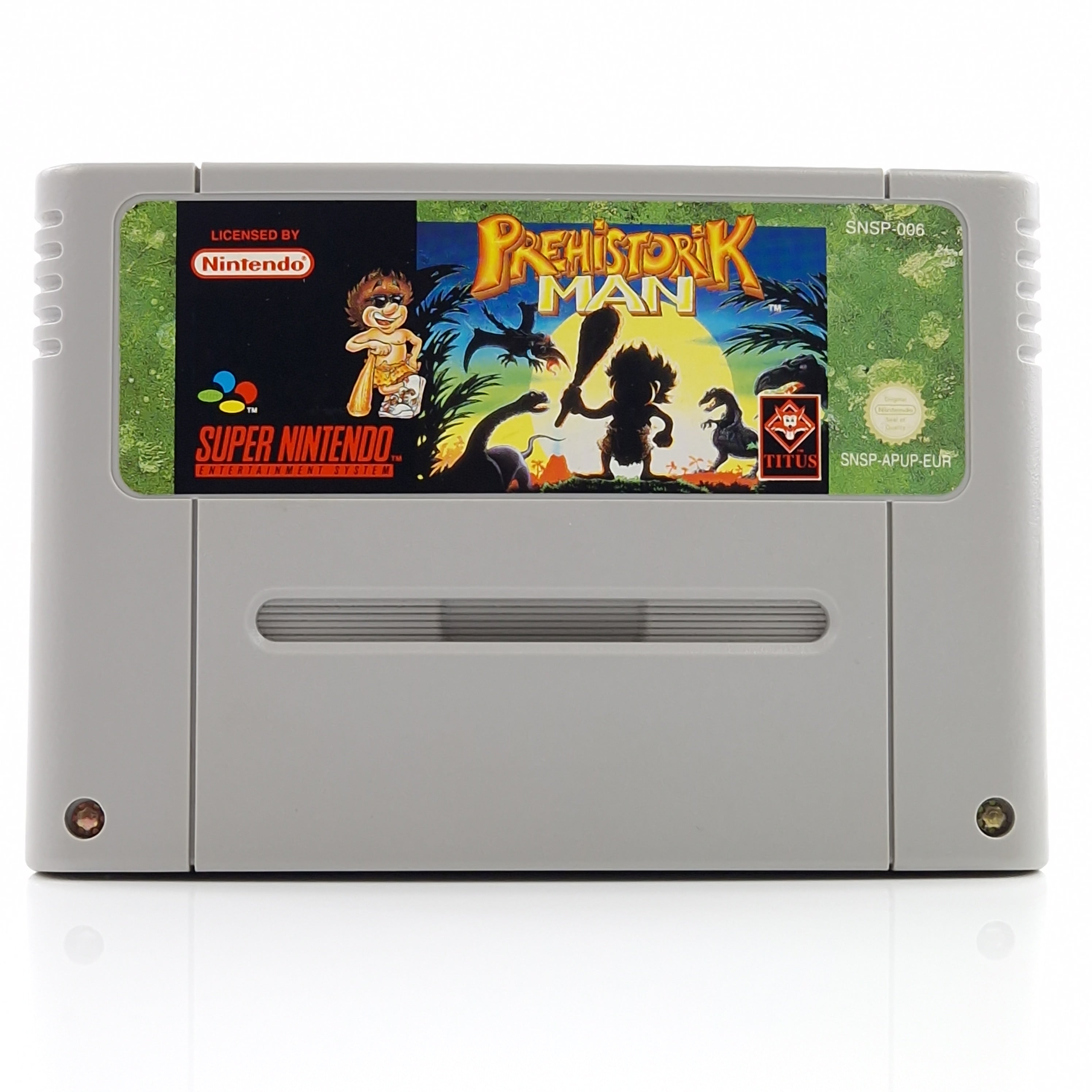 Super Nintendo Spiel – Prehistorik Man SNES Modul PAL