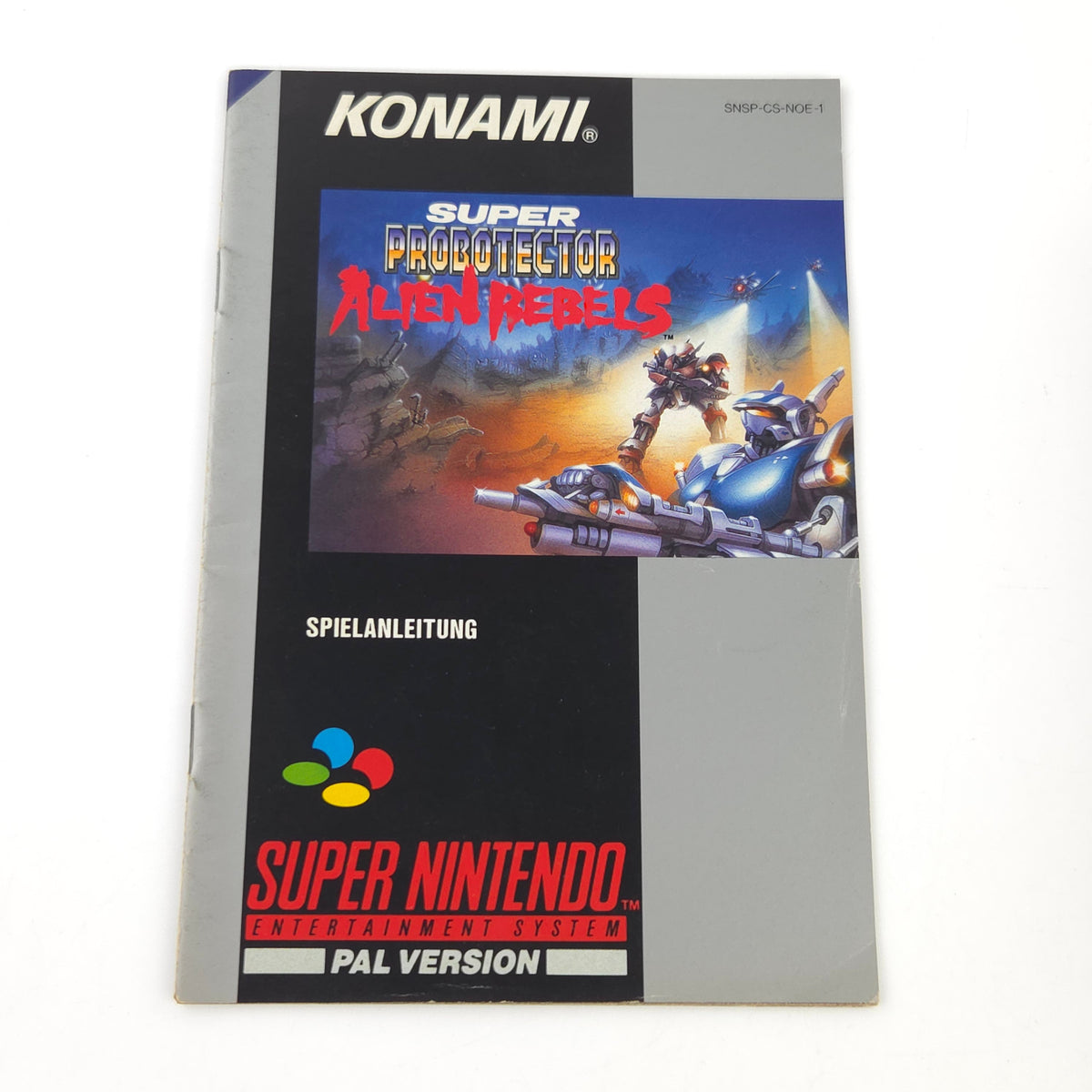 Super Nintendo Spiel Super Probotector OVP PAL DE