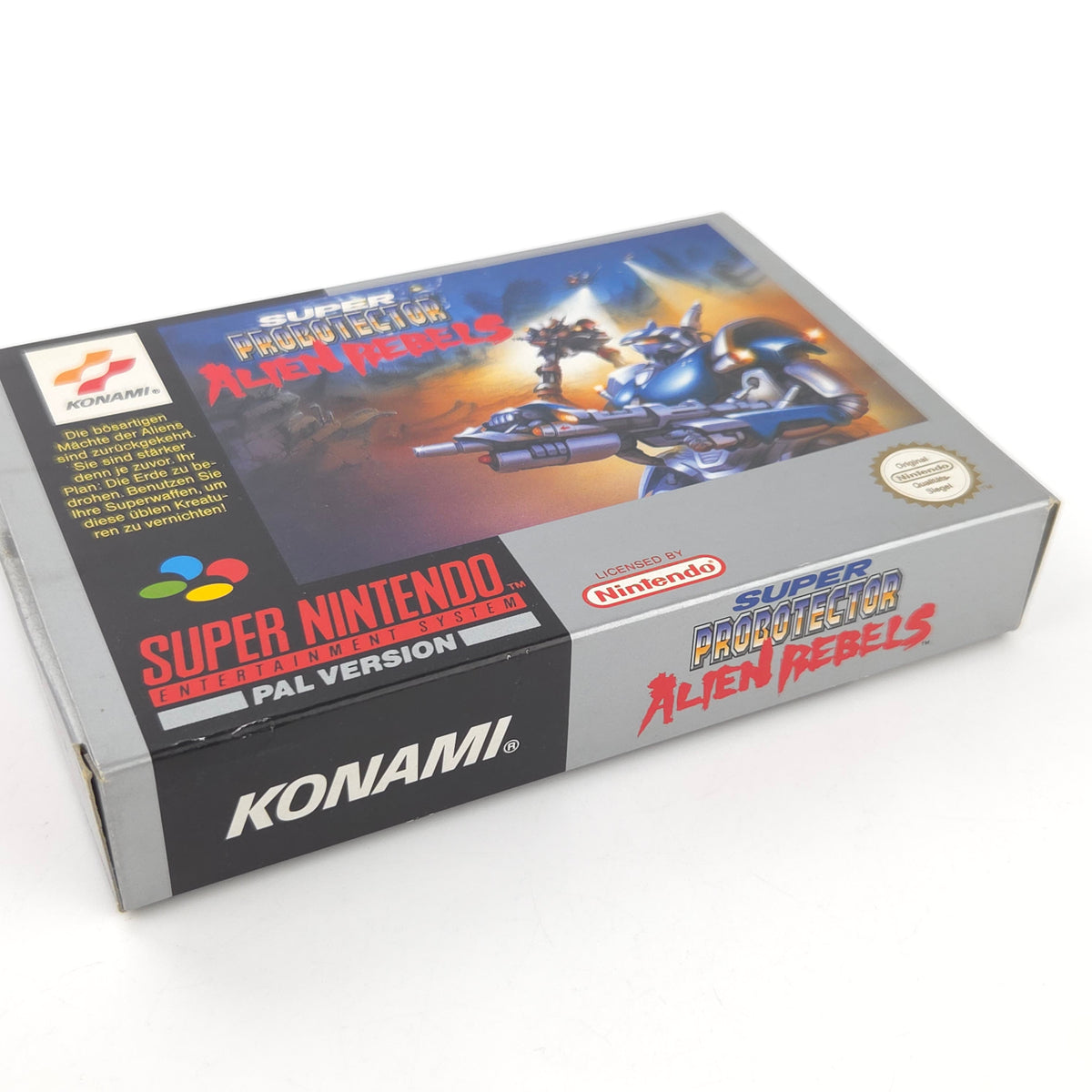 Super Nintendo Spiel Super Probotector OVP PAL DE