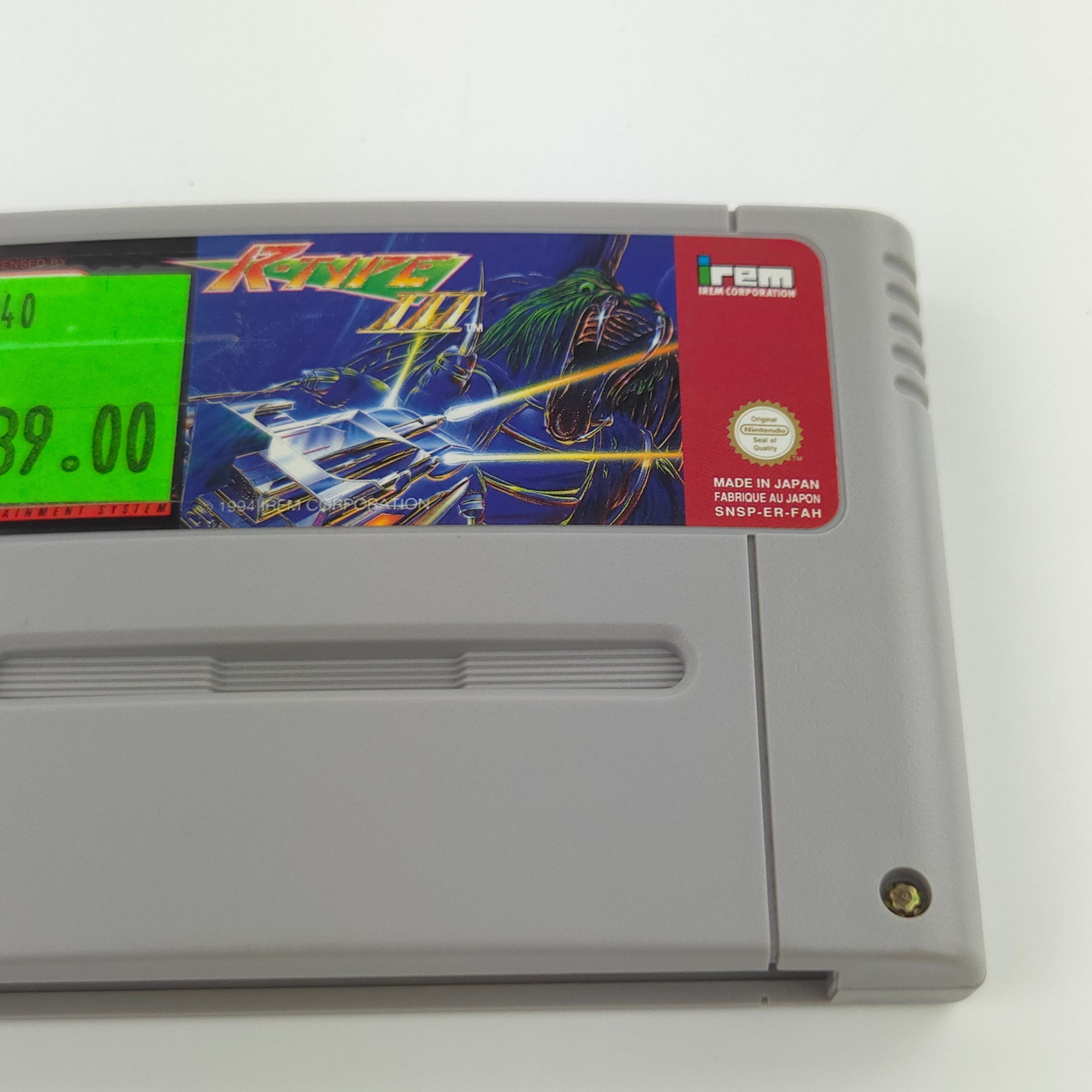 Super Nintendo Spiel – R-Type III (Modul PAL FAH)