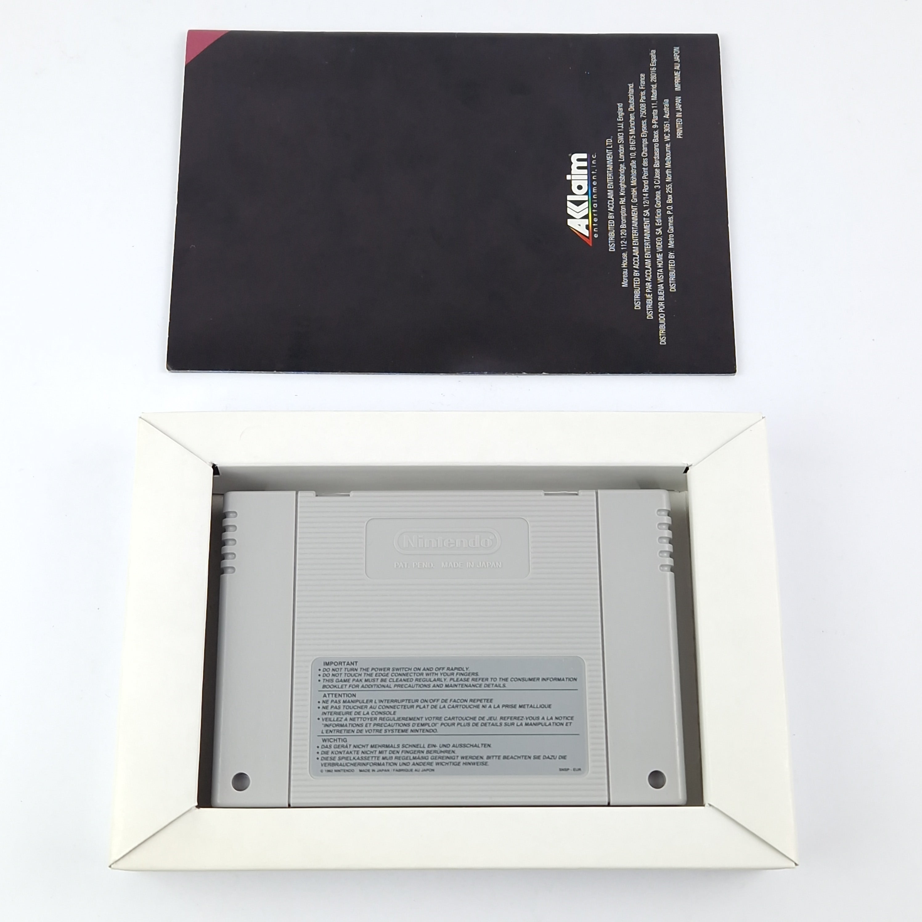 Super Nintendo Spiel – Rise of the Robots OVP SNES PAL