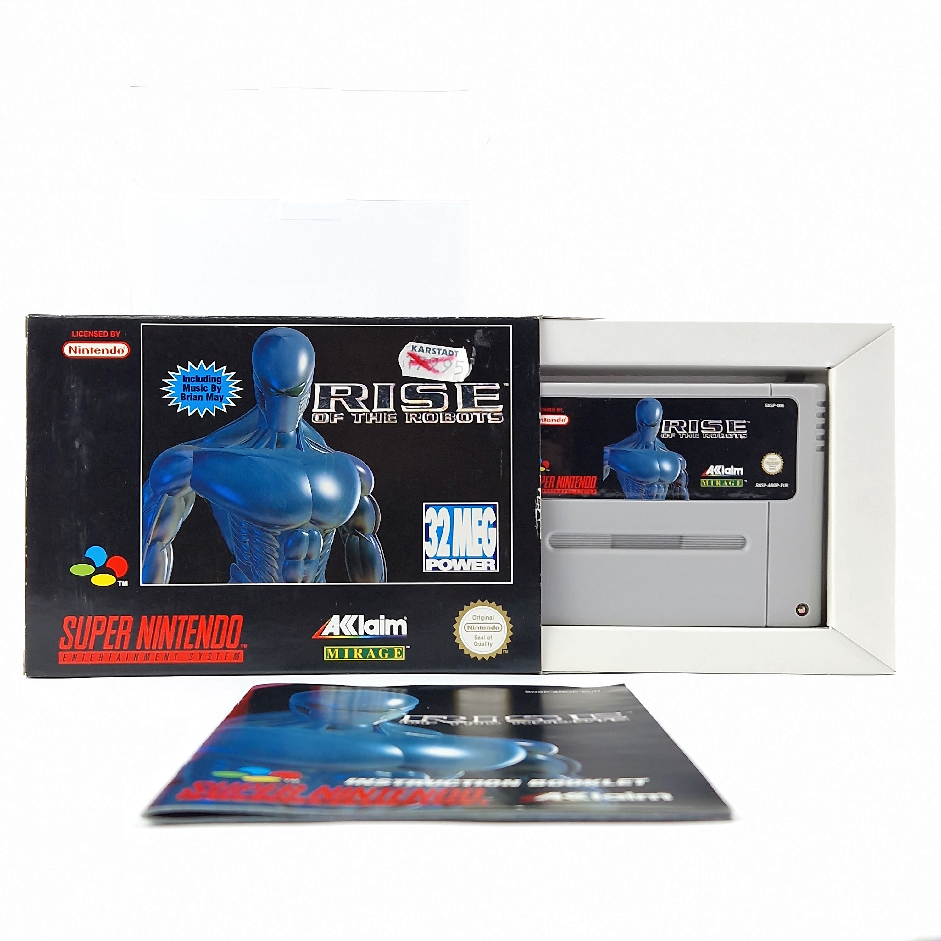 Super Nintendo Spiel – Rise of the Robots OVP SNES PAL