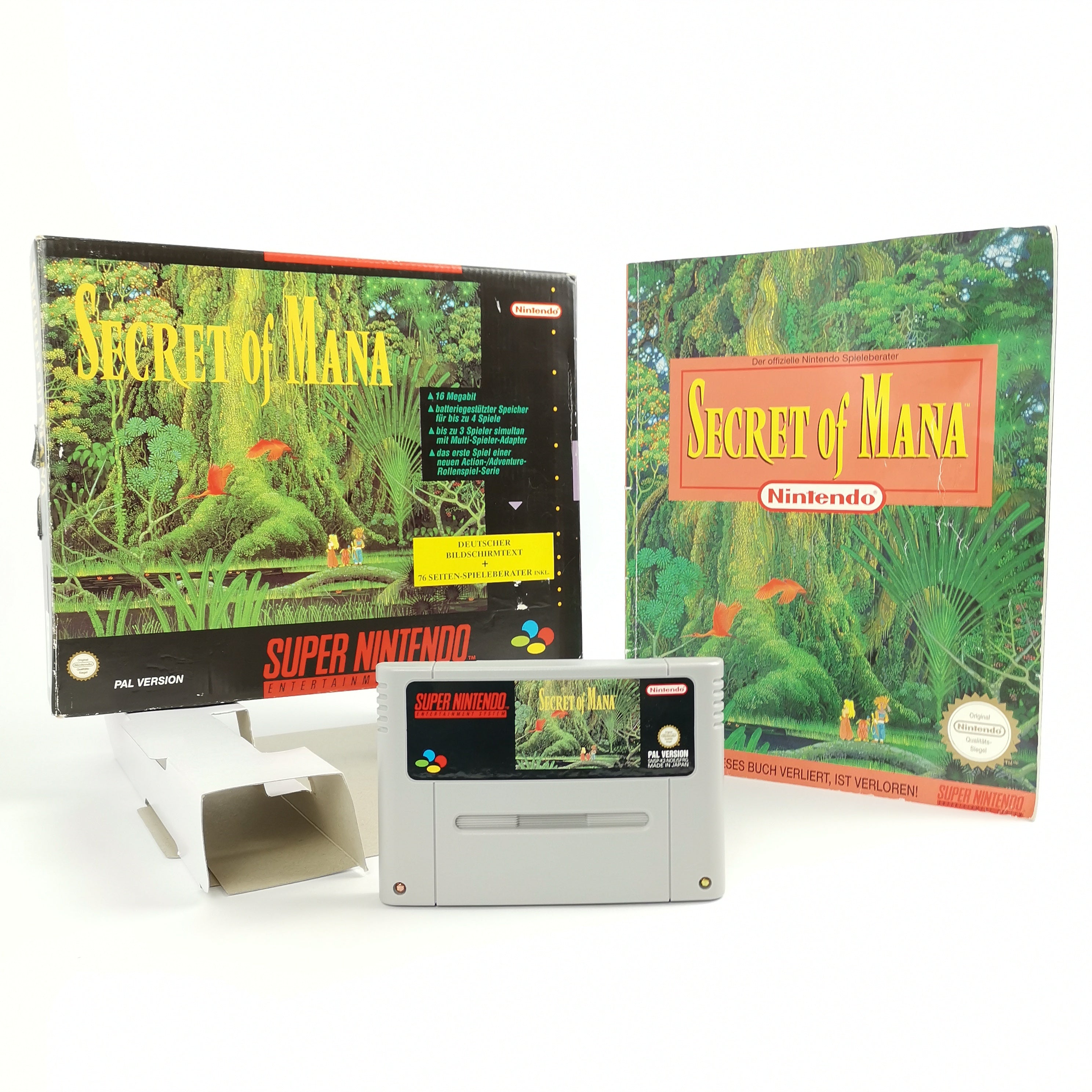 Super Nintendo Spiel – Secret of Mana Big Box (PAL OVP)