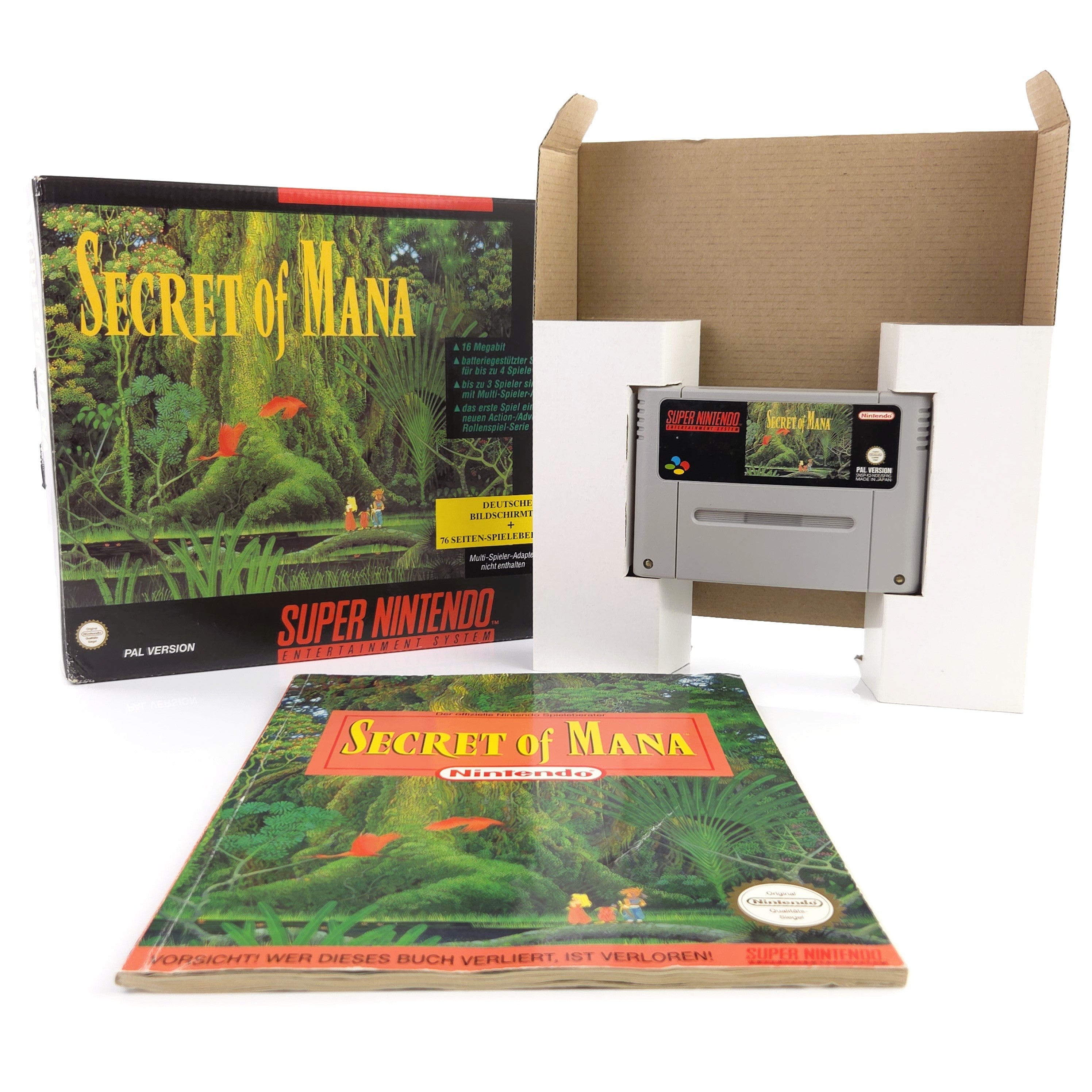 Super Nintendo Spiel – Secret of Mana OVP PAL NOE dt
