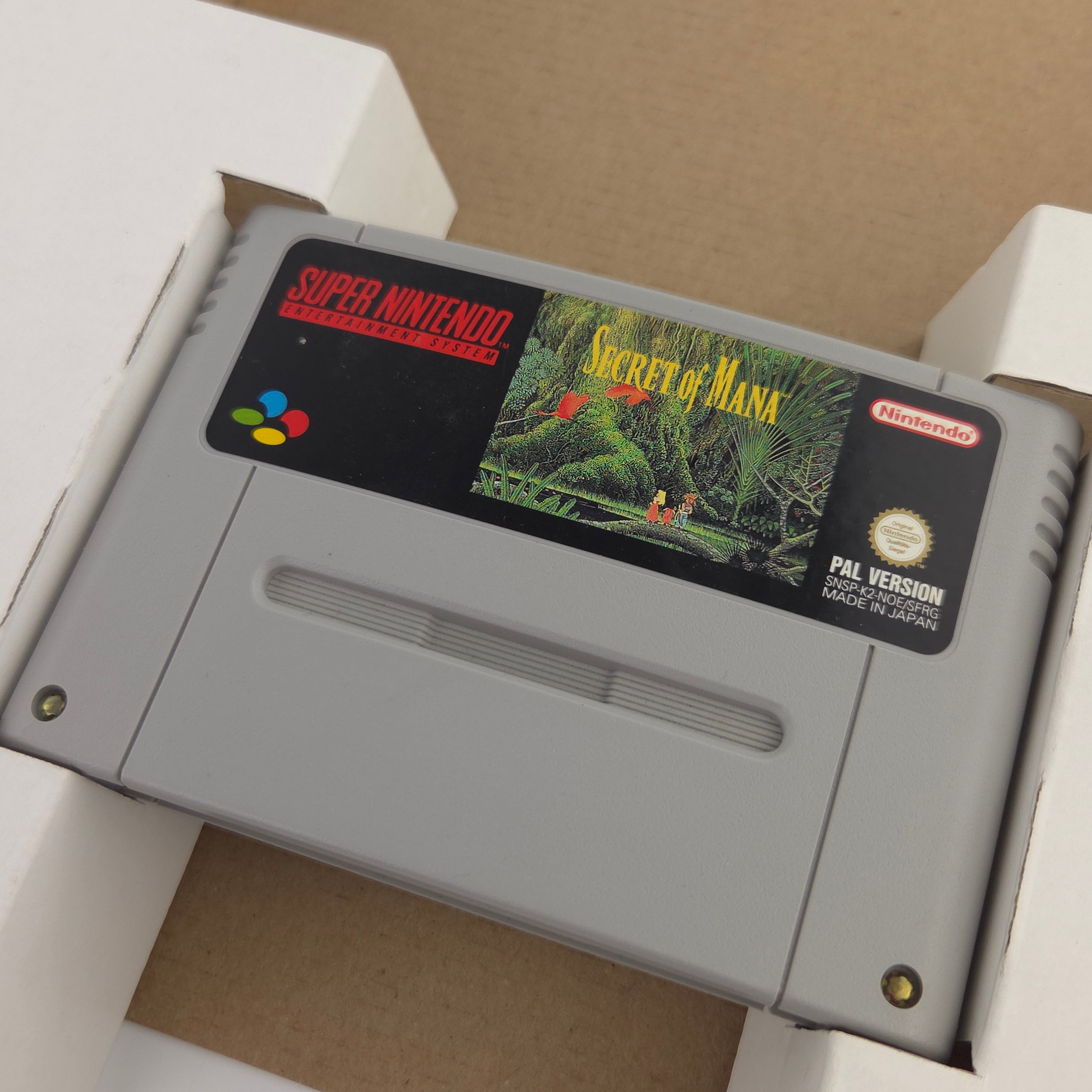 Super Nintendo Spiel – Secret of Mana OVP PAL NOE dt