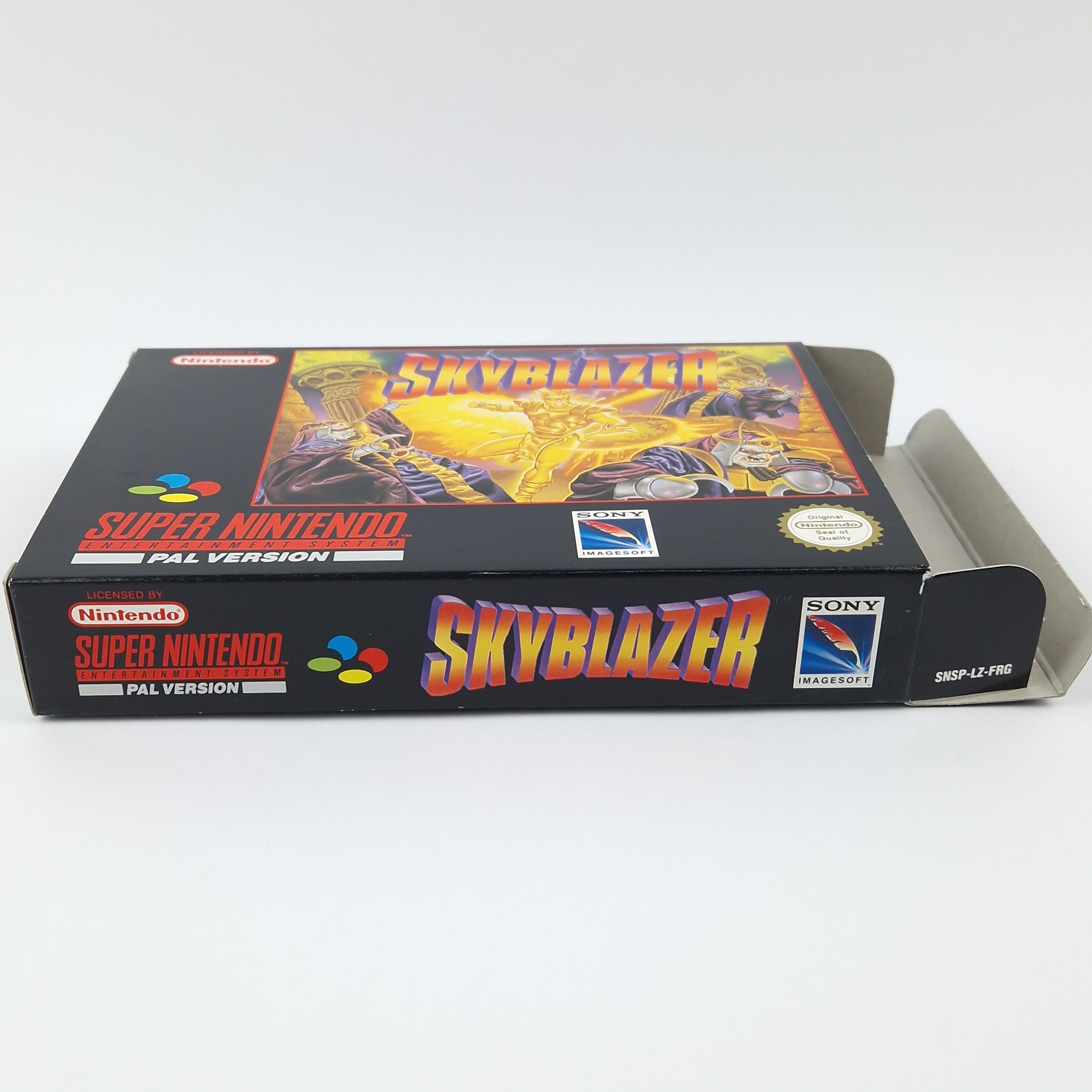 Super Nintendo Spiel – Skyblazer Modul Anleitung OVP PAL