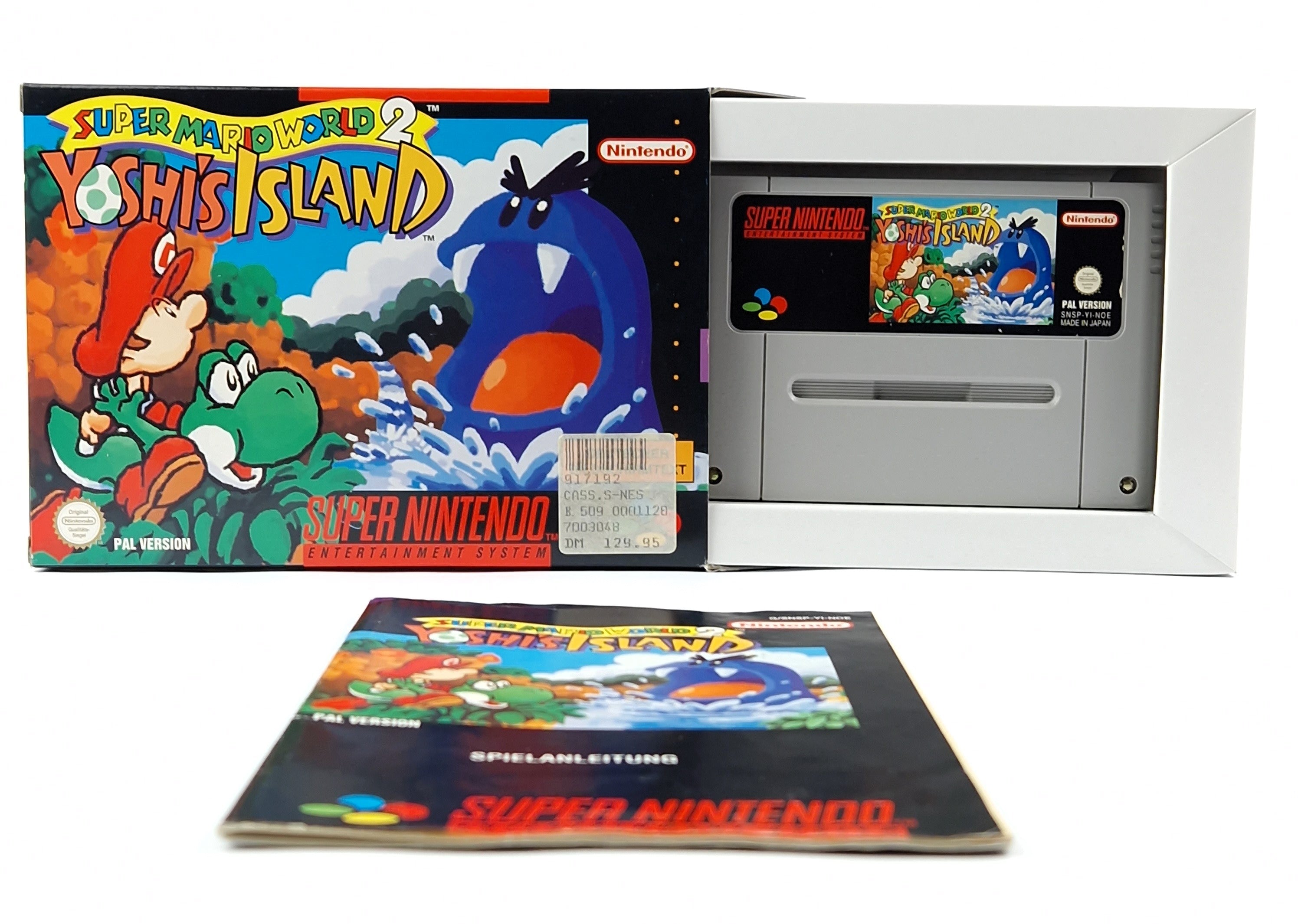 Super Nintendo Spiel – Yoshis Island OVP CIB SNES NOE