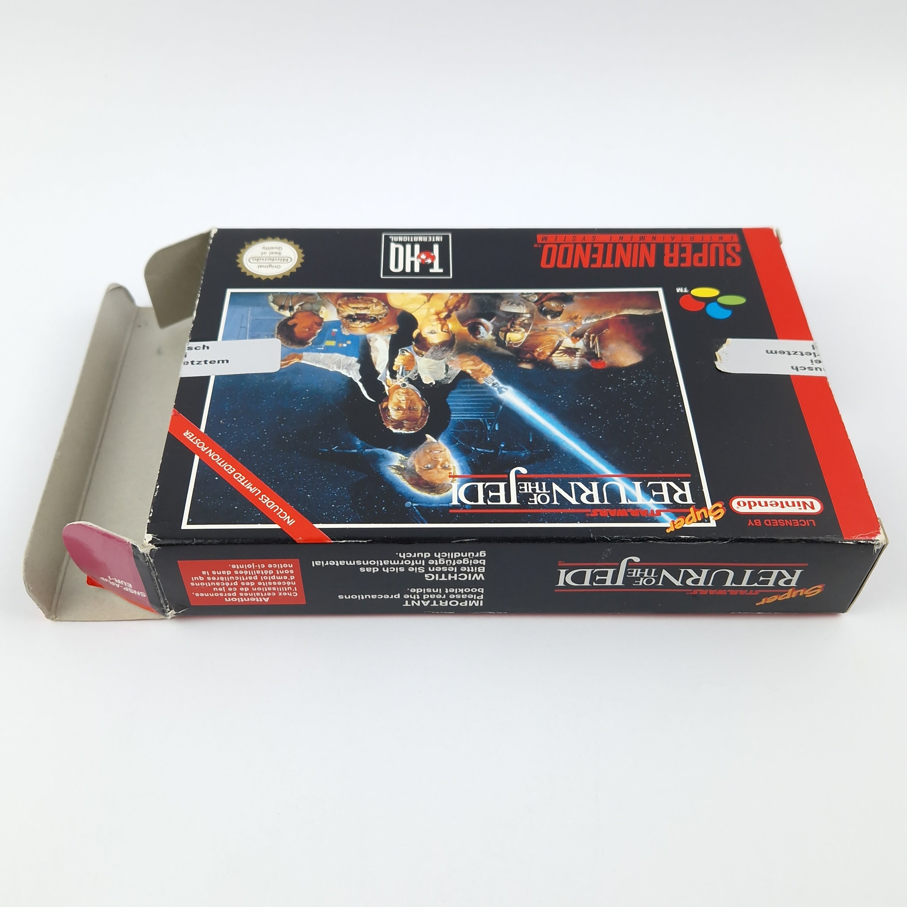 Super Nintendo Spiel – Super Star Wars Return OVP PAL SNES