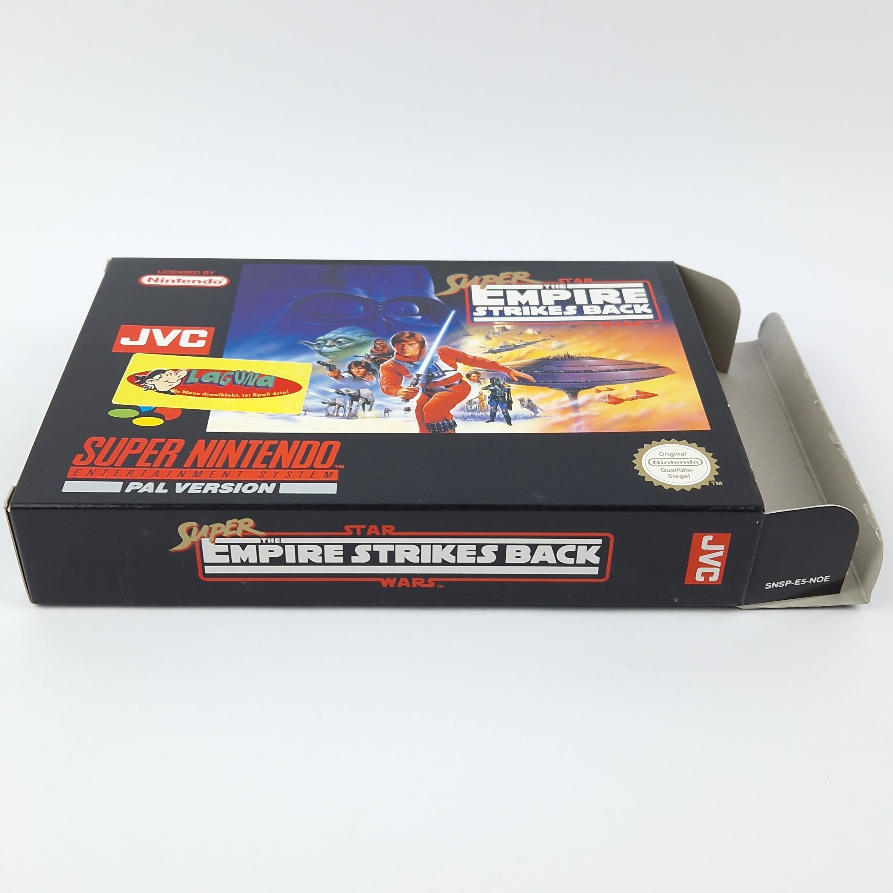 Super Nintendo Spiel – Star Wars Empire Strikes Back OVP PAL