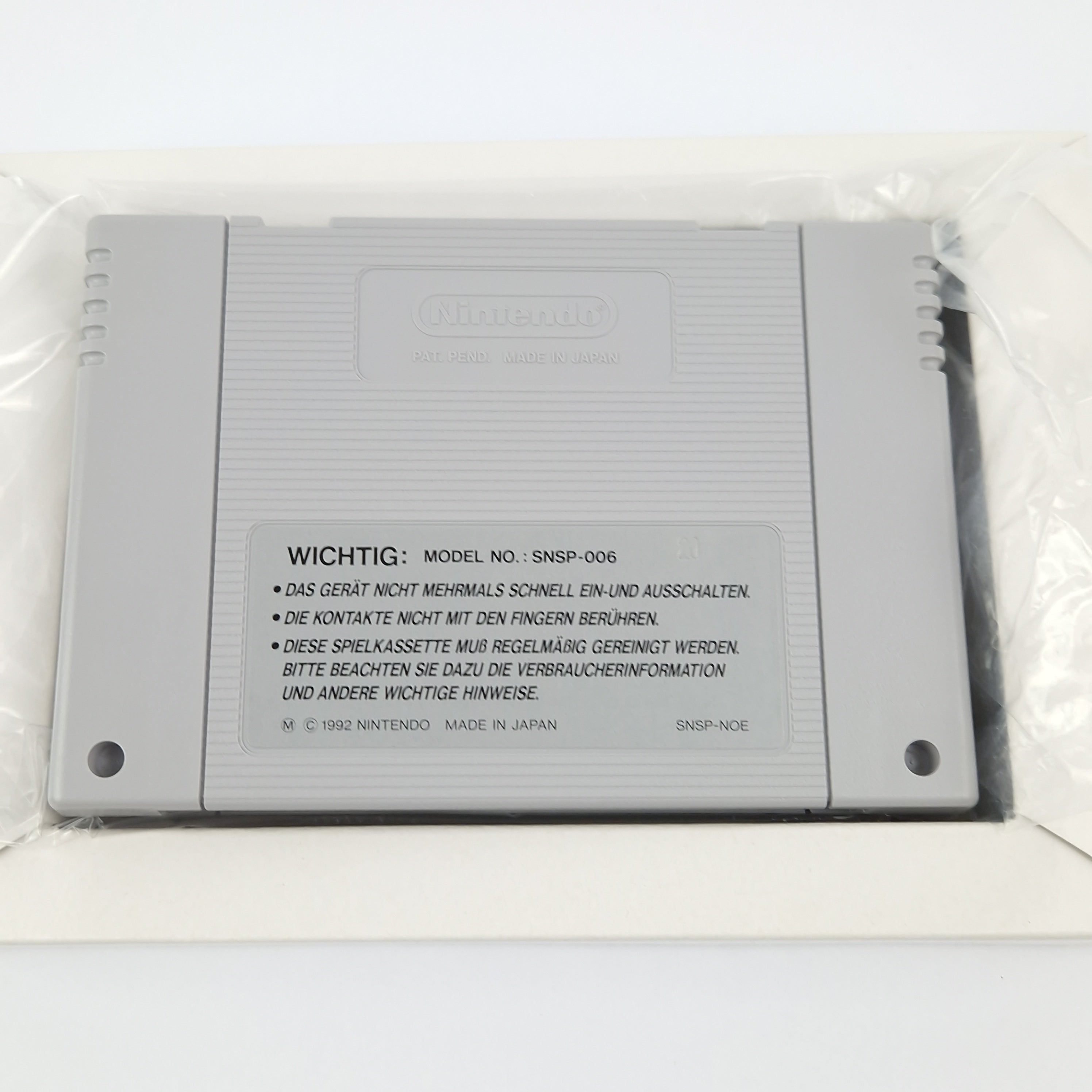 Super Nintendo Spiel – Star Wars Empire Strikes Back OVP PAL