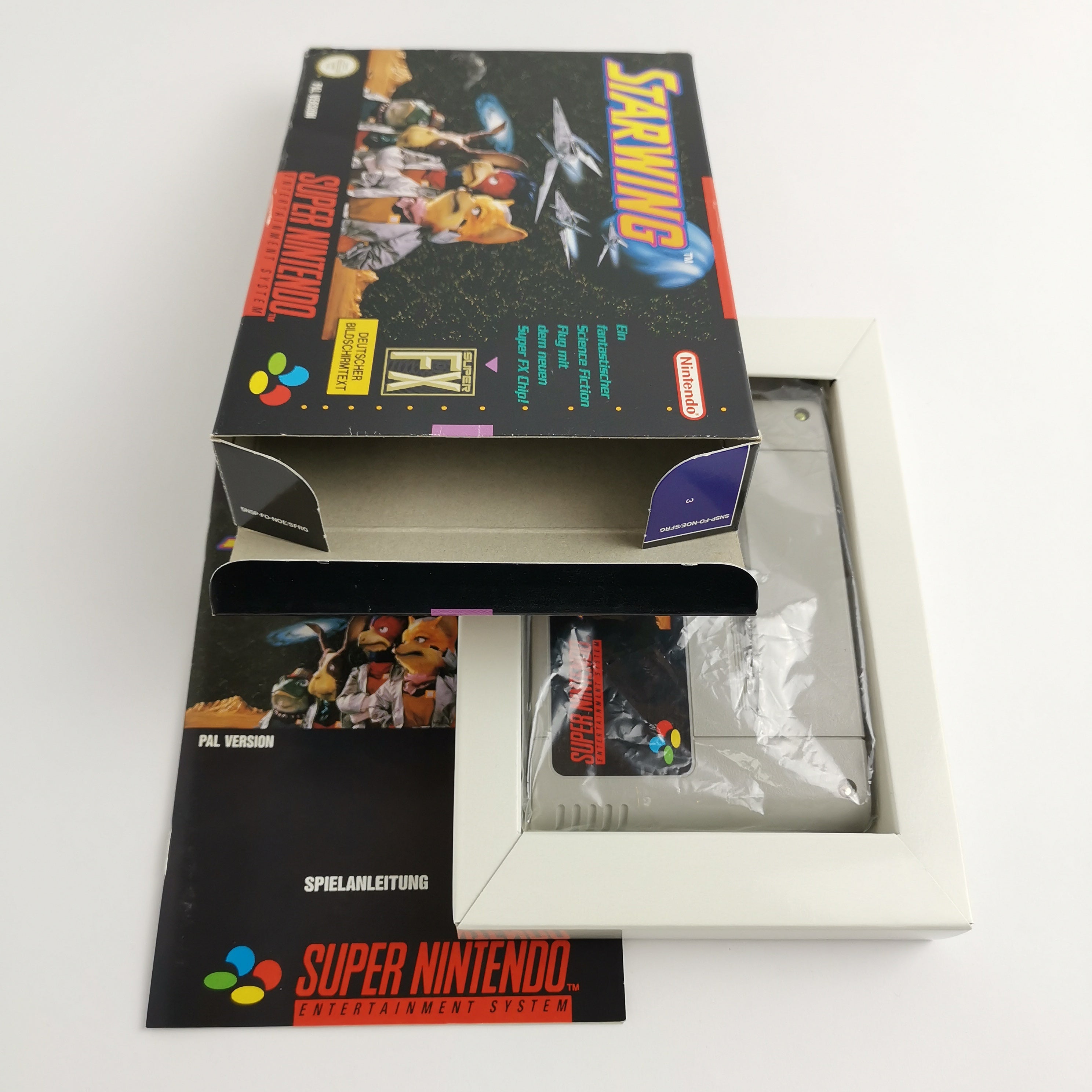 Super Nintendo Spiel: Starwing - OVP & Anleitung | SNES PAL NOE/SFRG