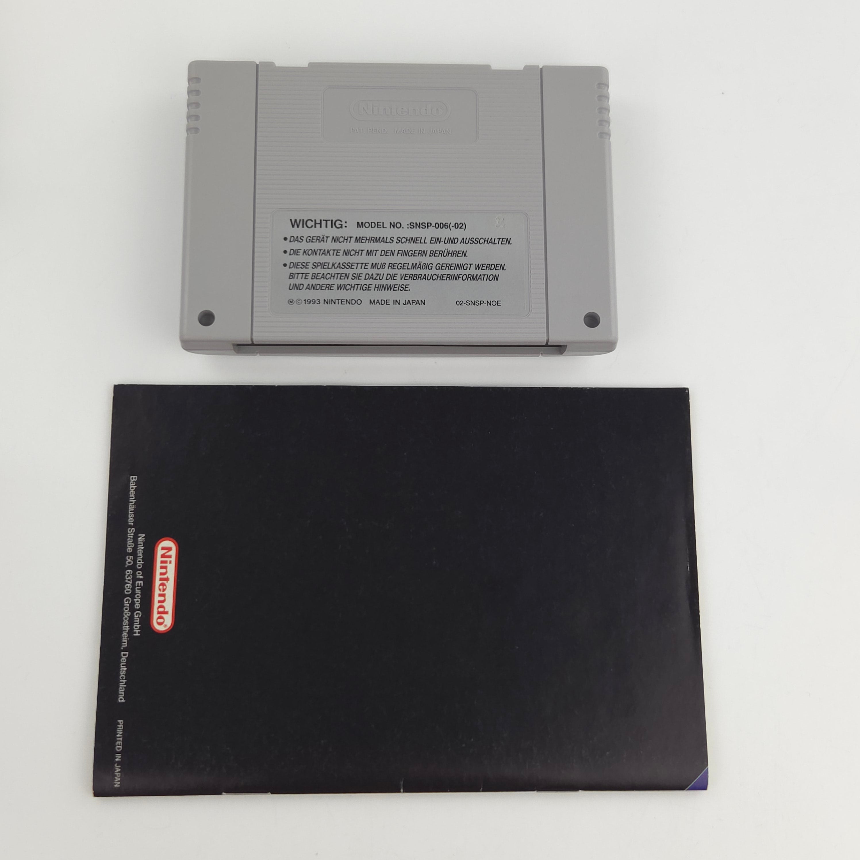 Super Nintendo Spiel Starwing SNES Modul Anleitung OVP