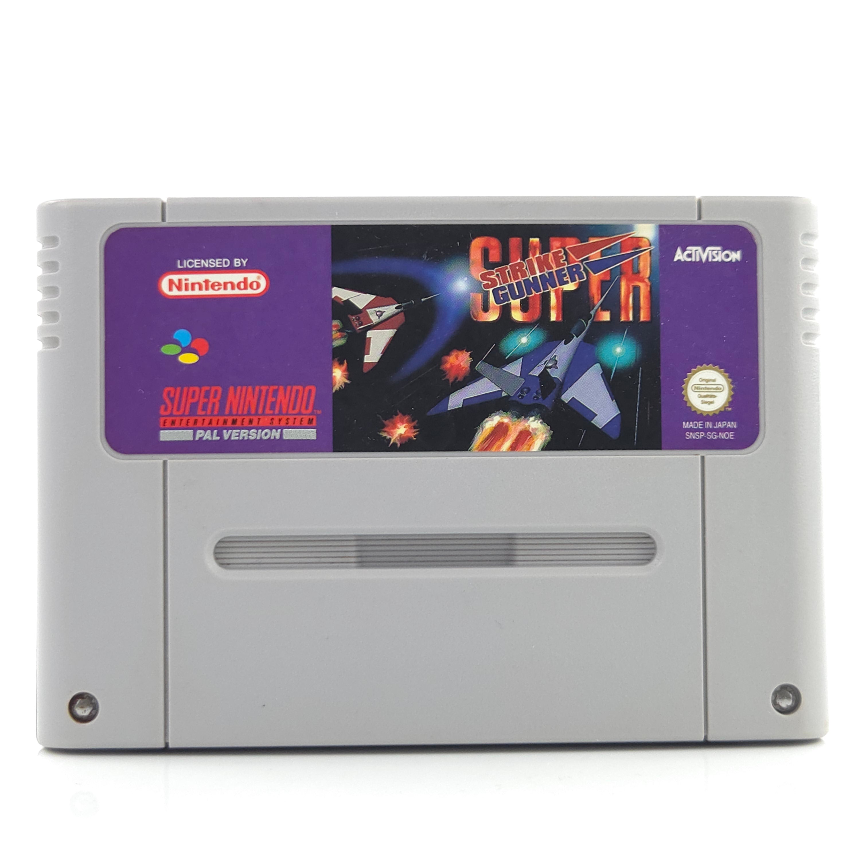 Super Nintendo Spiel Super Strike Gunner SNES Activision