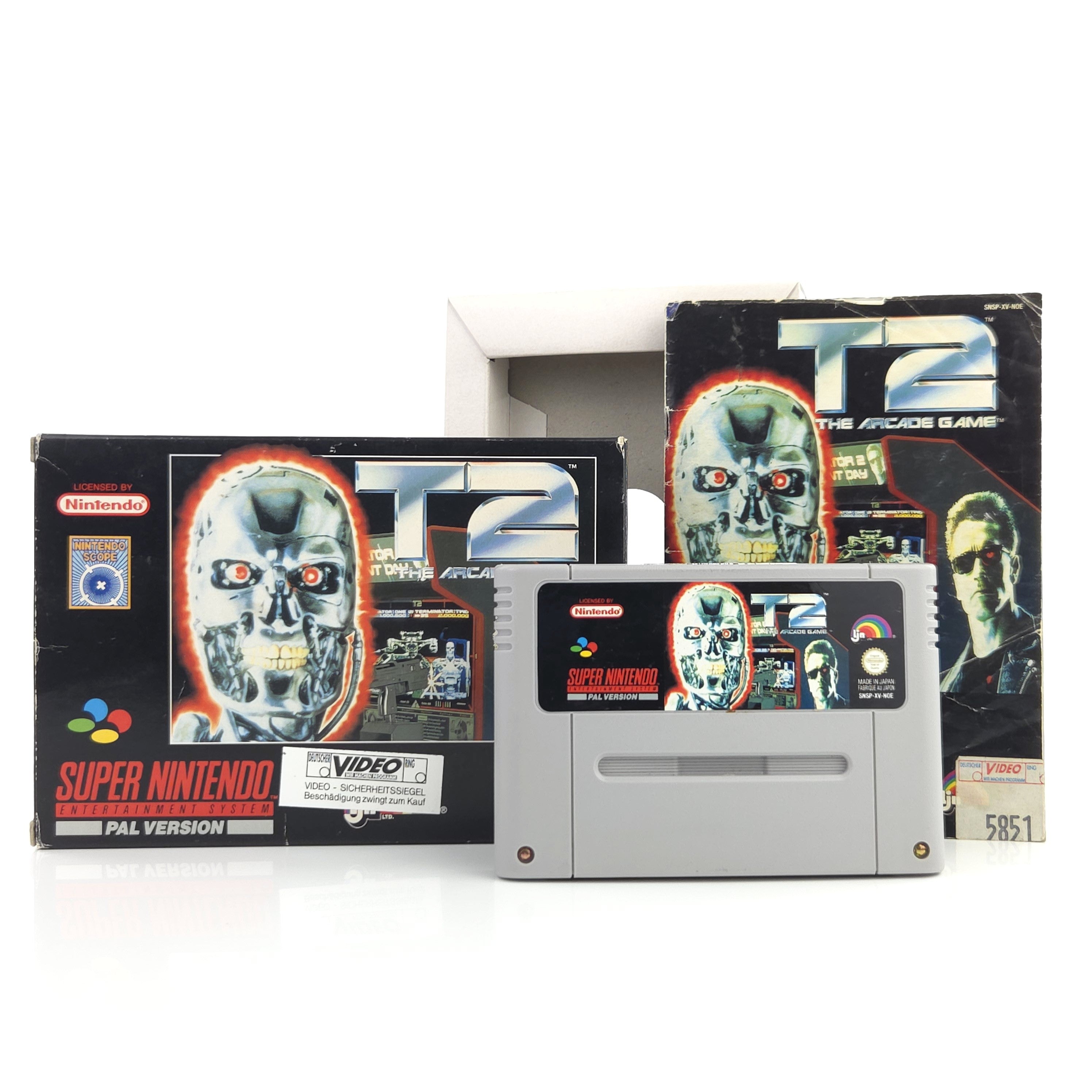 Super Nintendo Spiel T2 The Arcade Game SNES OVP PAL NOE
