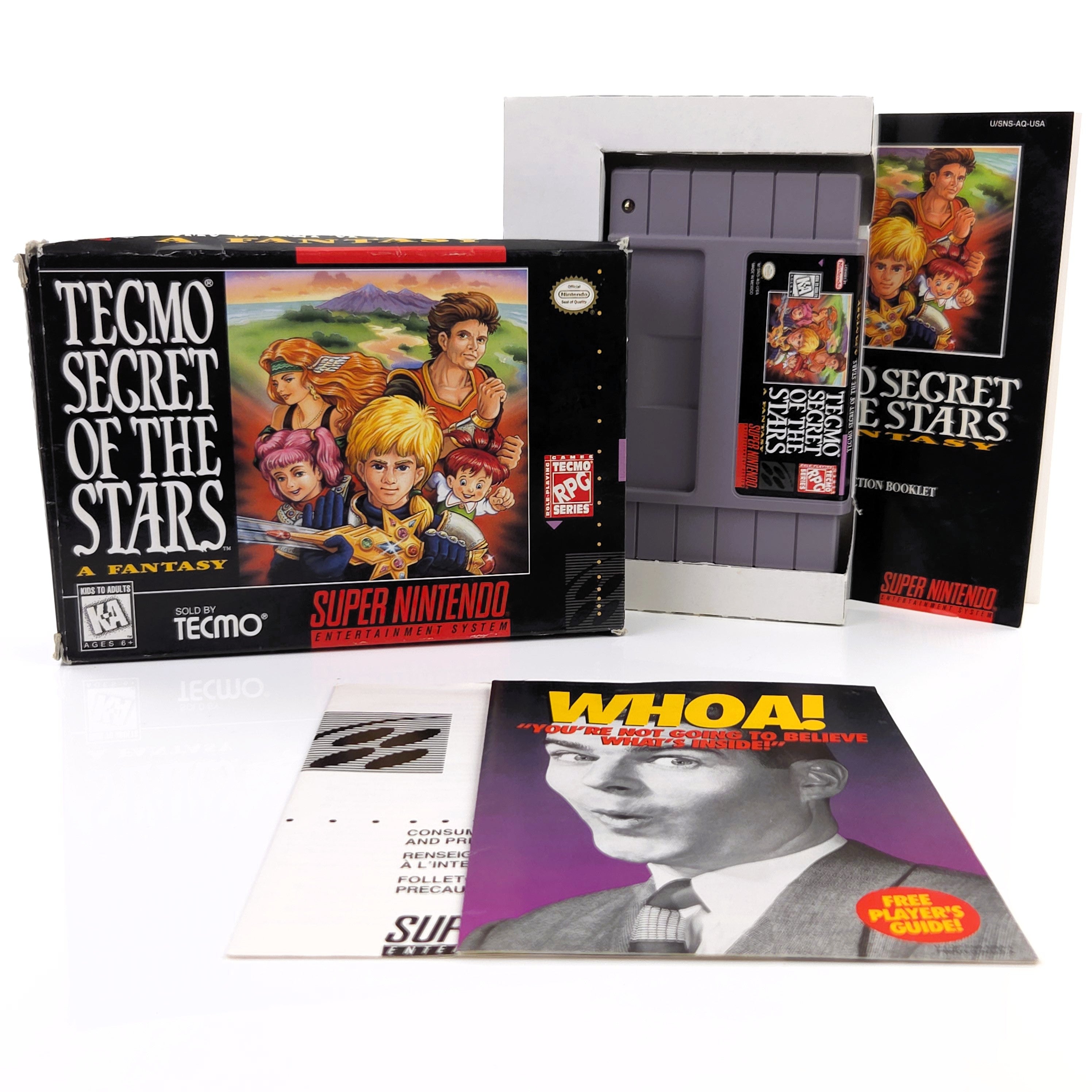 Super Nintendo Spiel – Tecmo Secret of the Stars (OVP)
