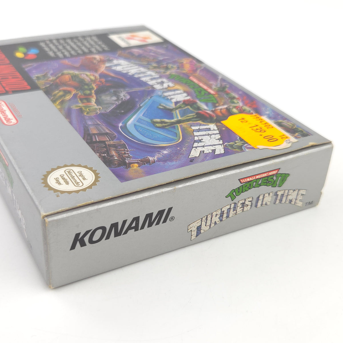 Super Nintendo Spiel TMNT 4 Turtles in Time OVP