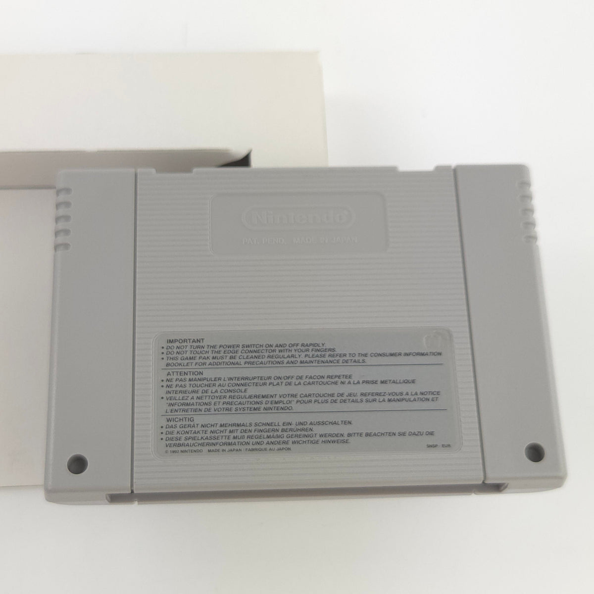 Super Nintendo Spiel Super Tennis OVP