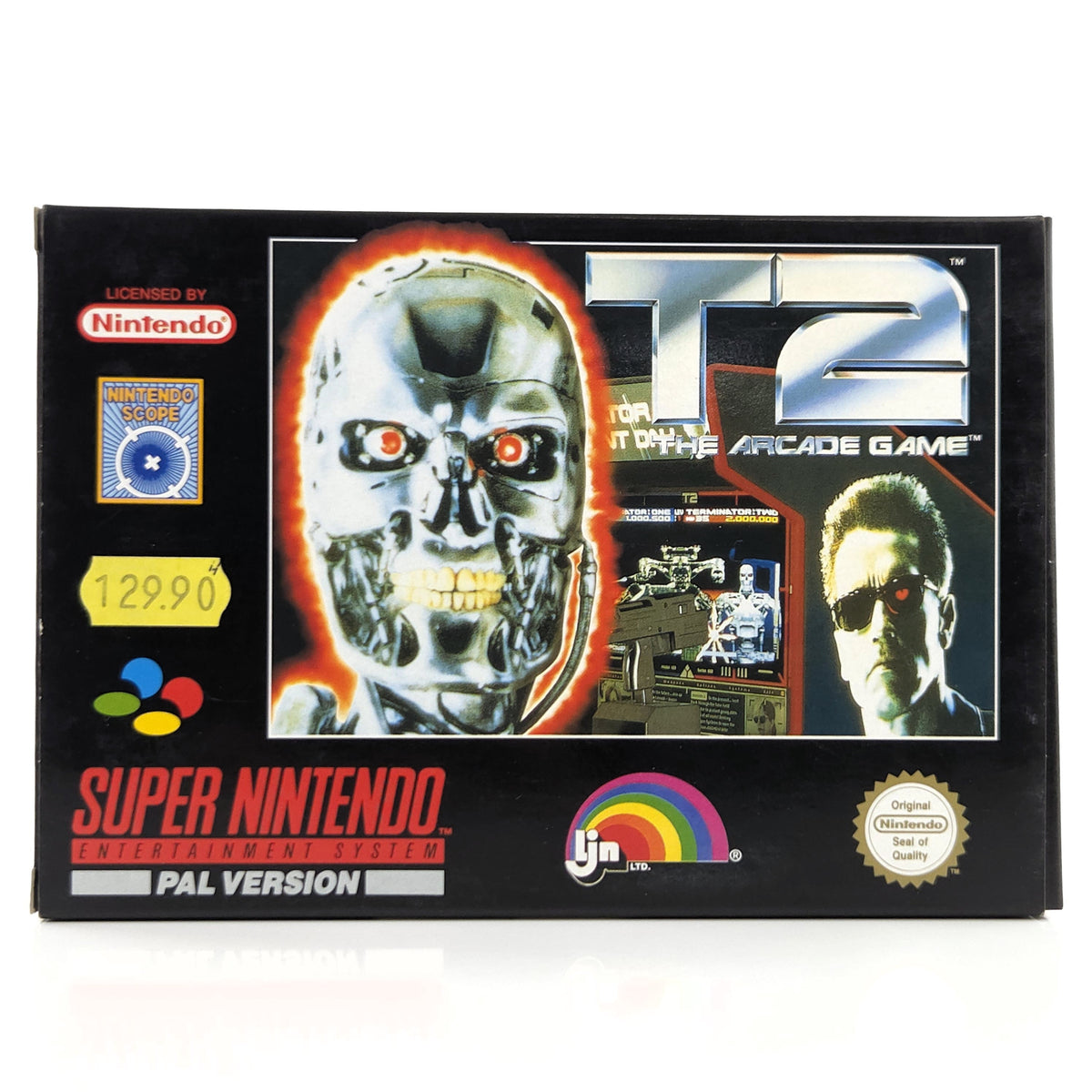 Super Nintendo Spiel Terminator 2 T2 CIB CIB nahezu neuwertig
