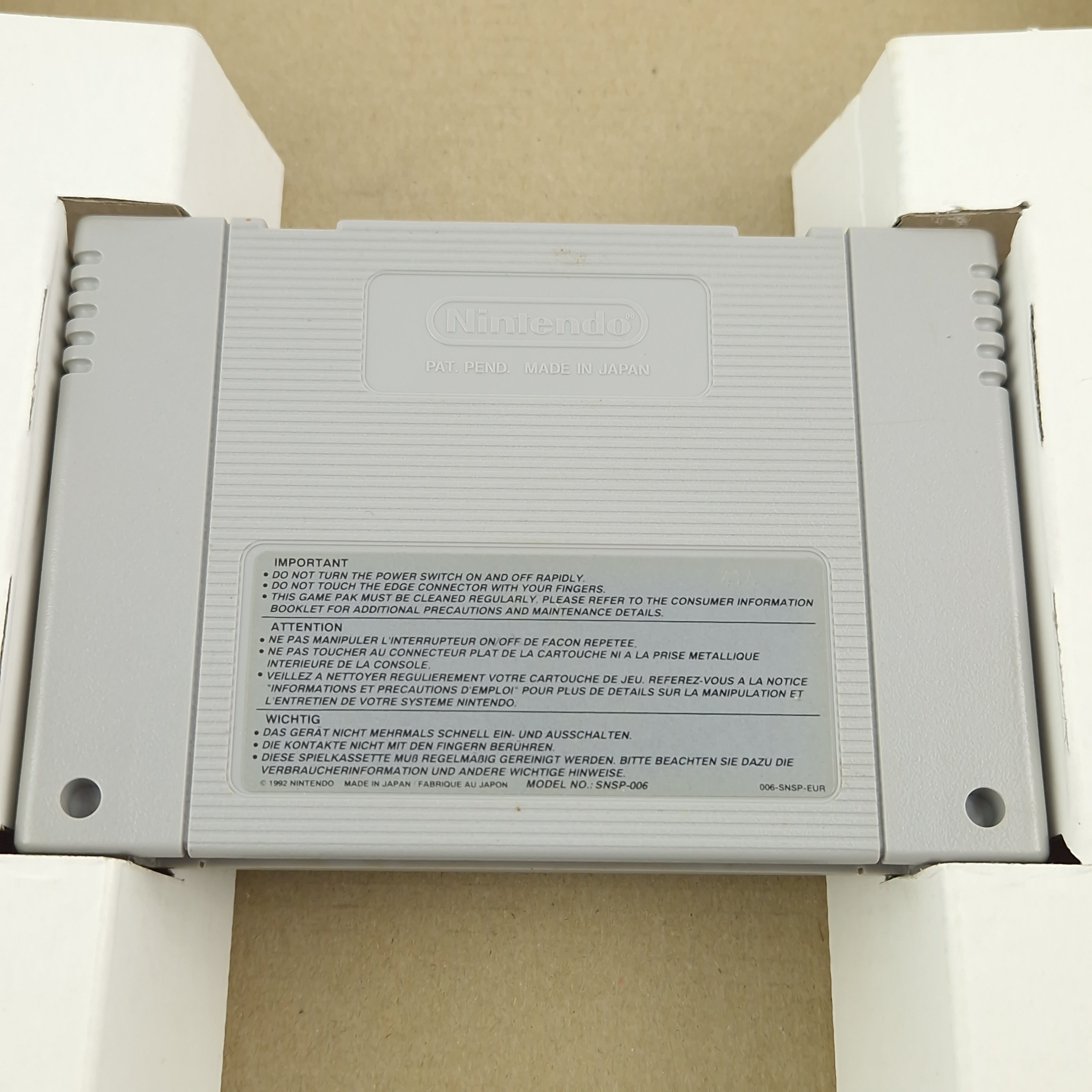 Super Nintendo Spiel – Terranigma Big Box OVP PAL CIB