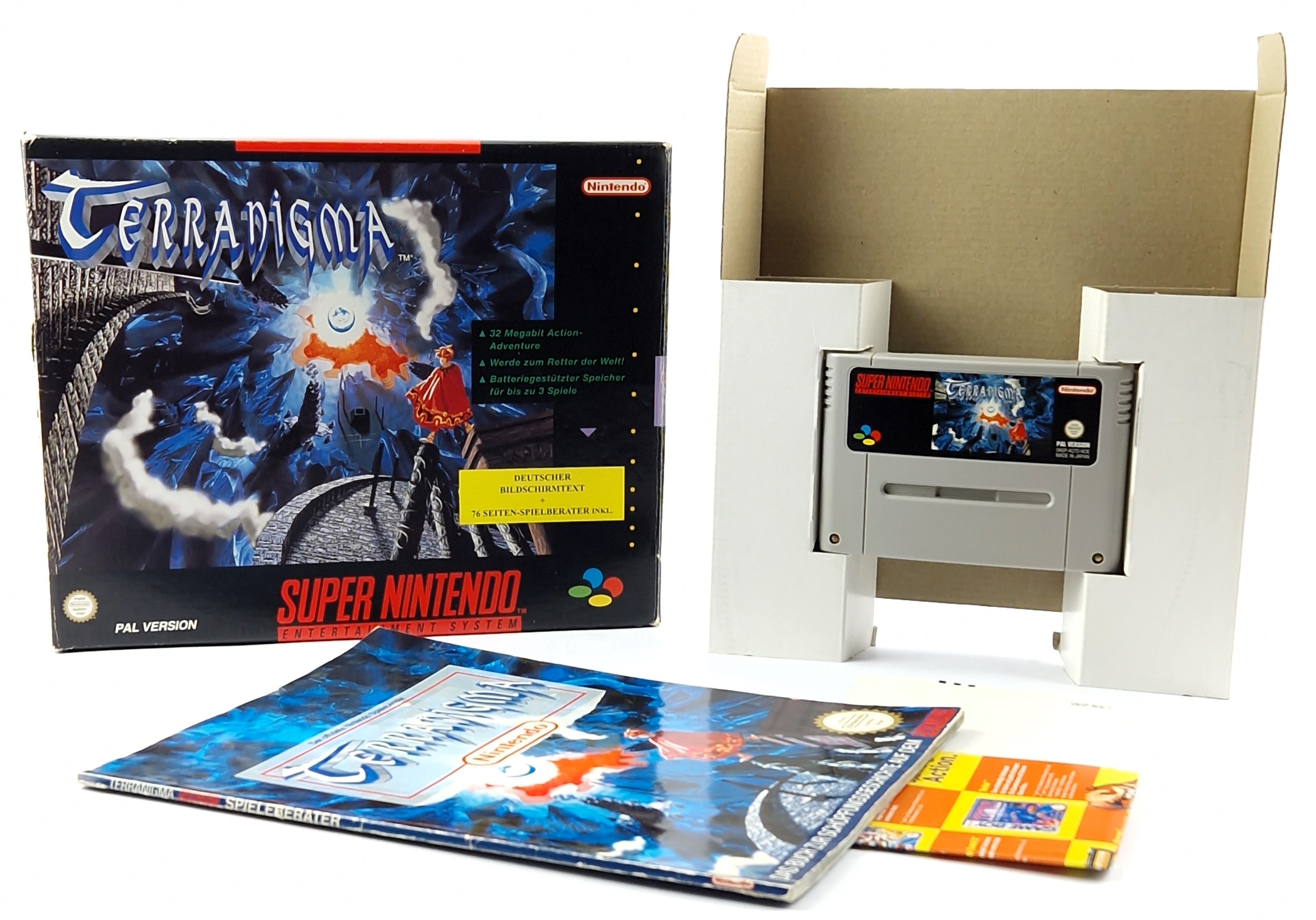 Super Nintendo Spiel – Terranigma Big Box OVP PAL CIB