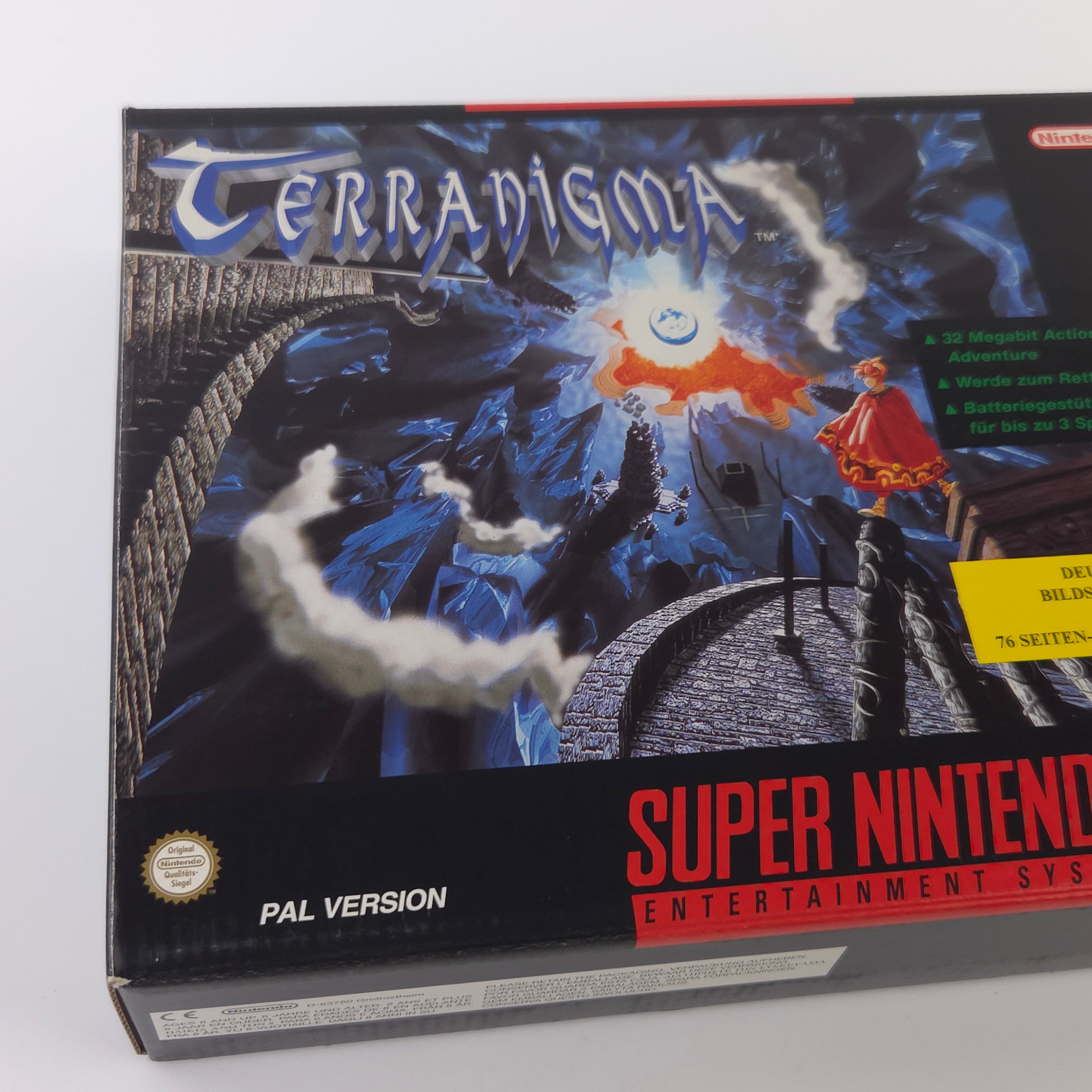 Super Nintendo Spiel – Terranigma Big Box OVP PAL