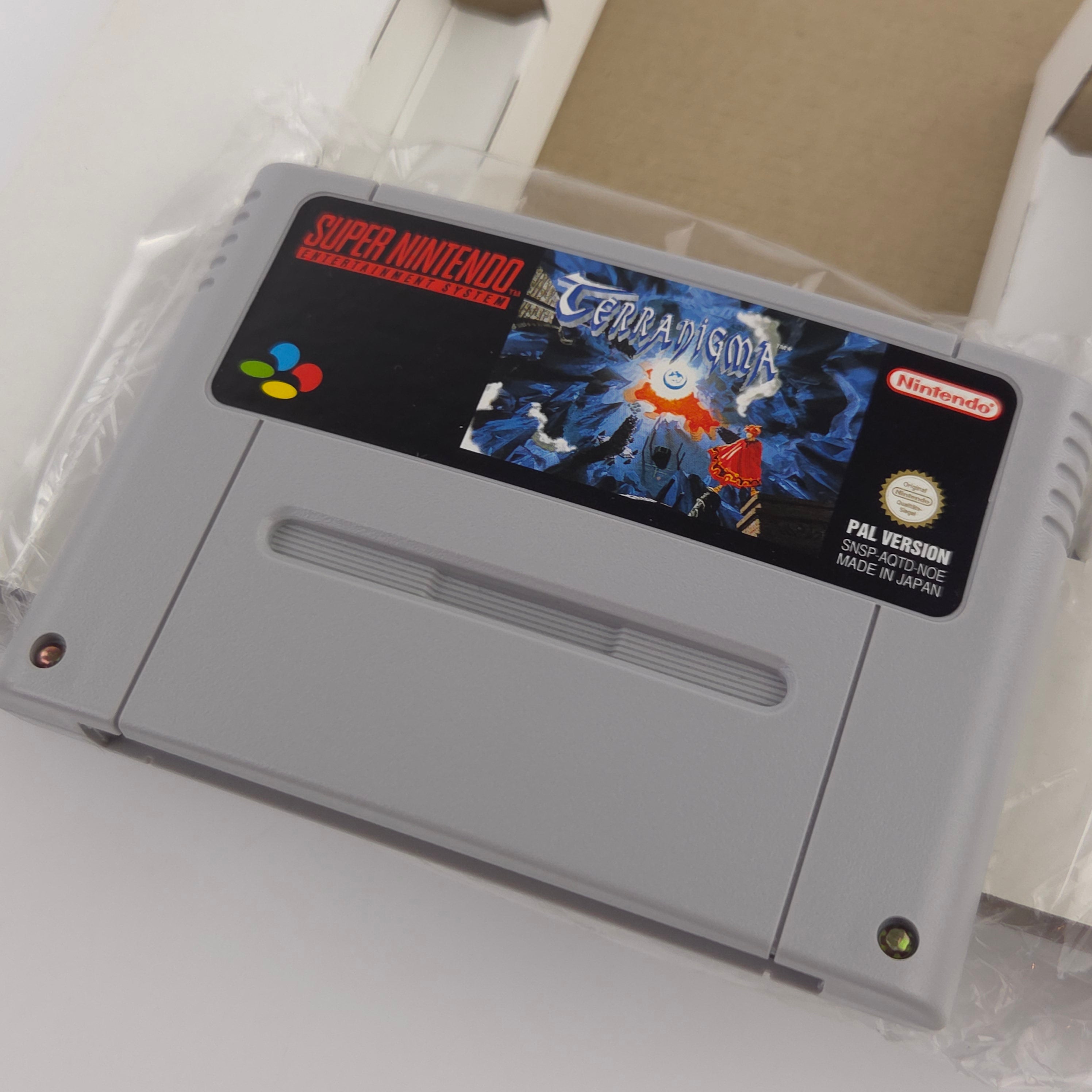 Super Nintendo Spiel – Terranigma Big Box OVP PAL