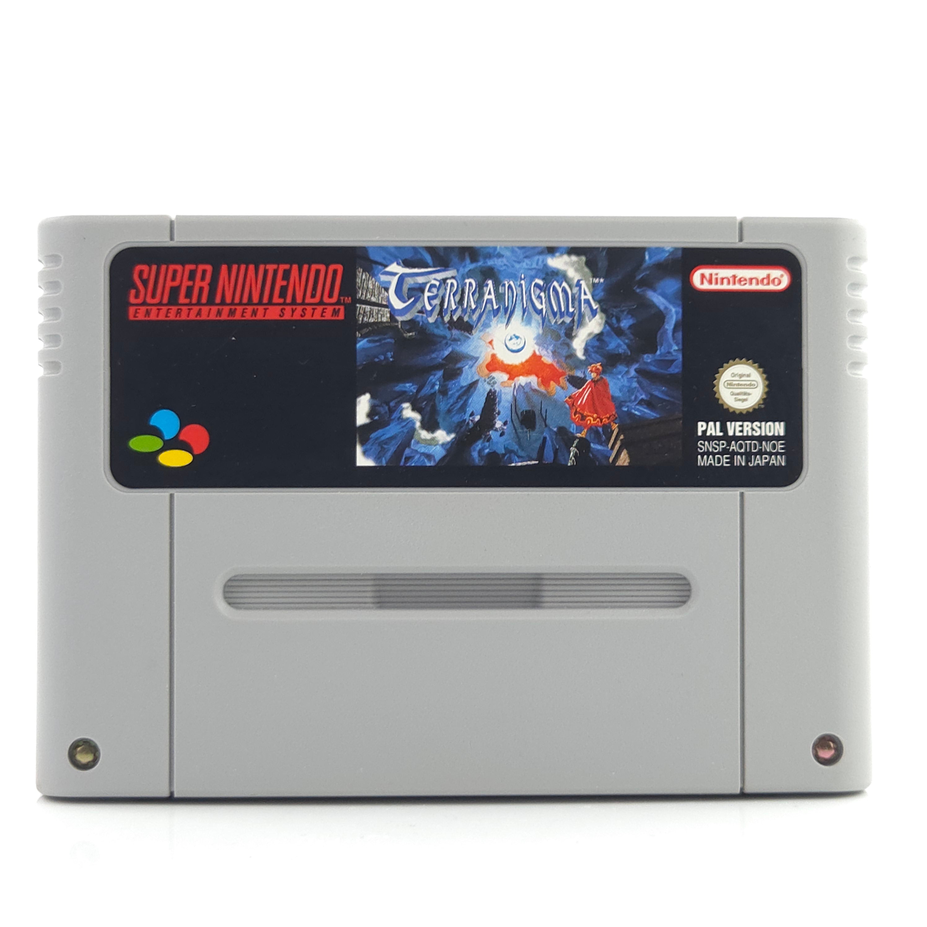 Super Nintendo Spiel Terranigma SNES Modul PAL NOE