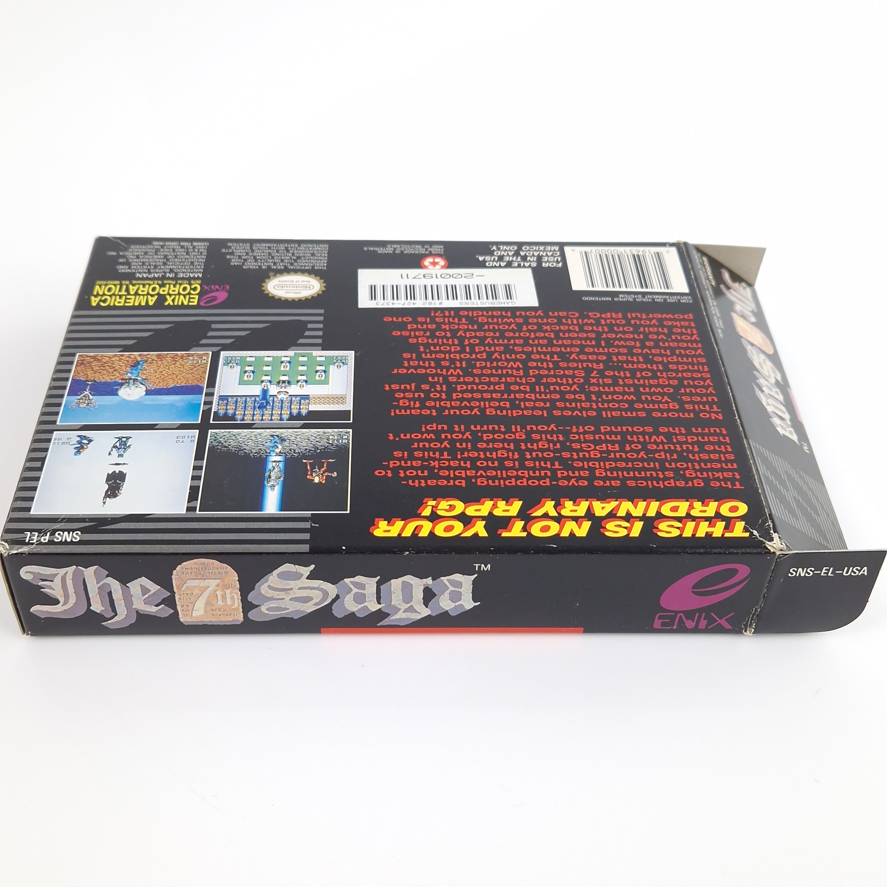 Super Nintendo Spiel – The 7th Saga OVP NTSC USA