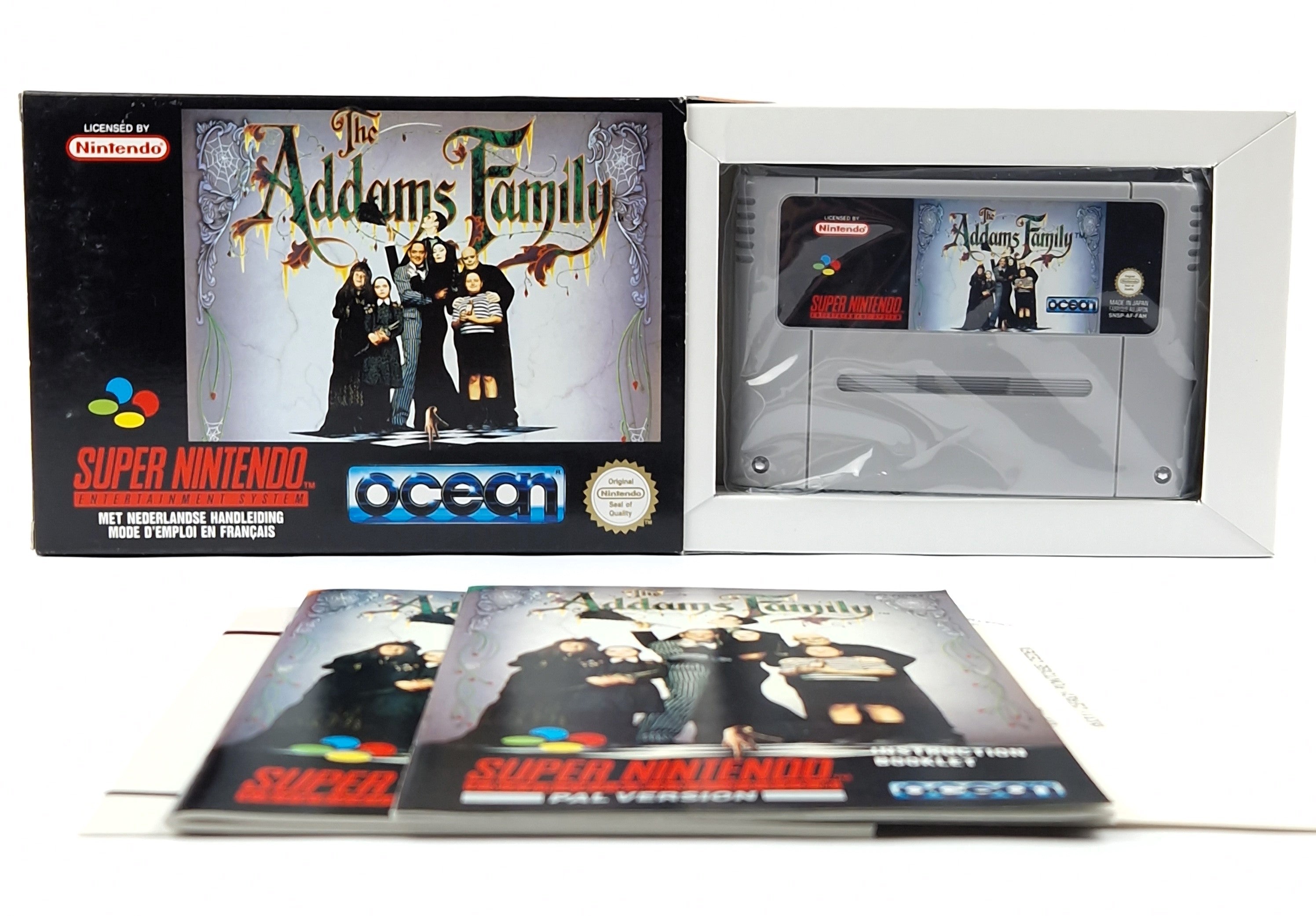 Super Nintendo Spiel – The Addams Family OVP PAL SNES