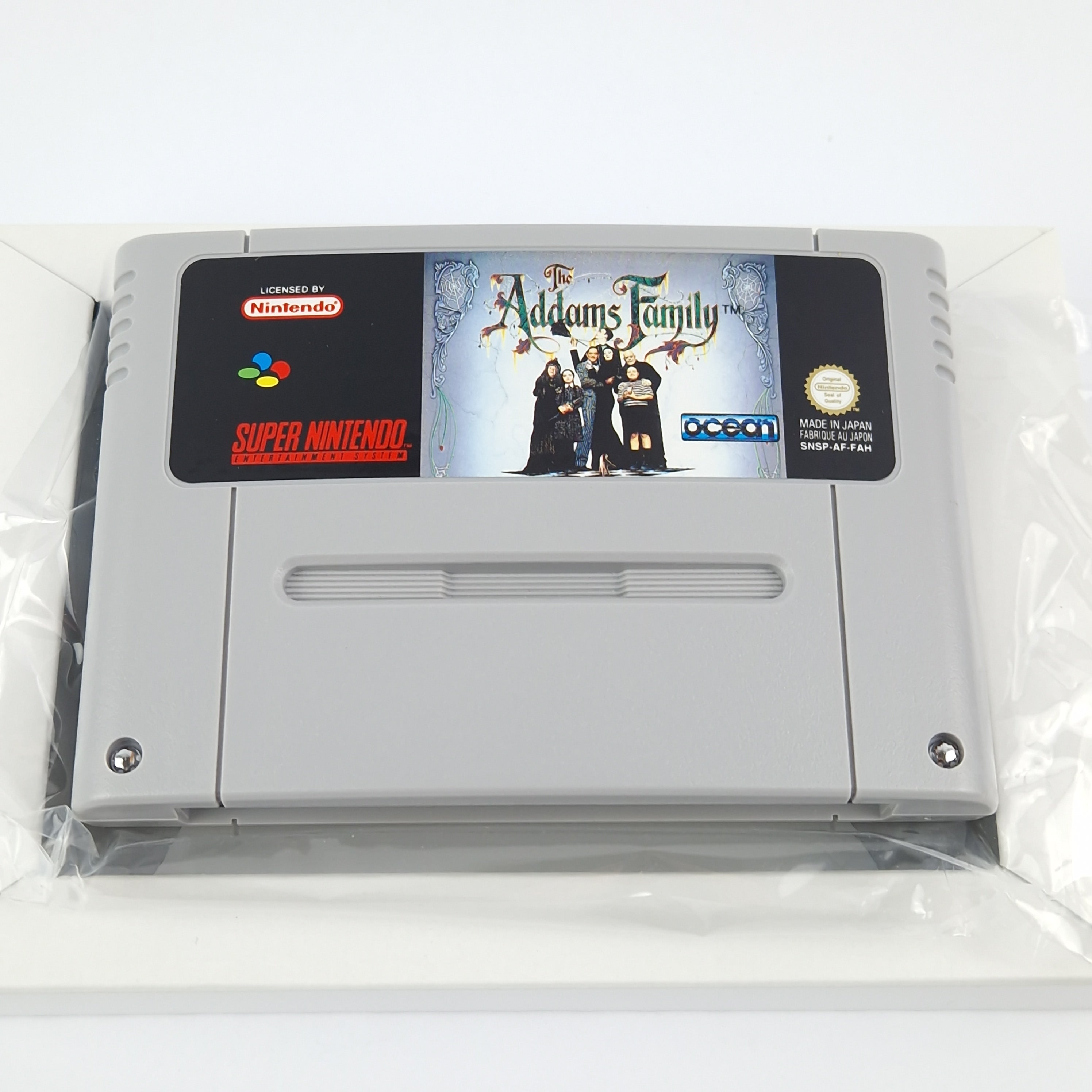 Super Nintendo Spiel – The Addams Family OVP PAL SNES